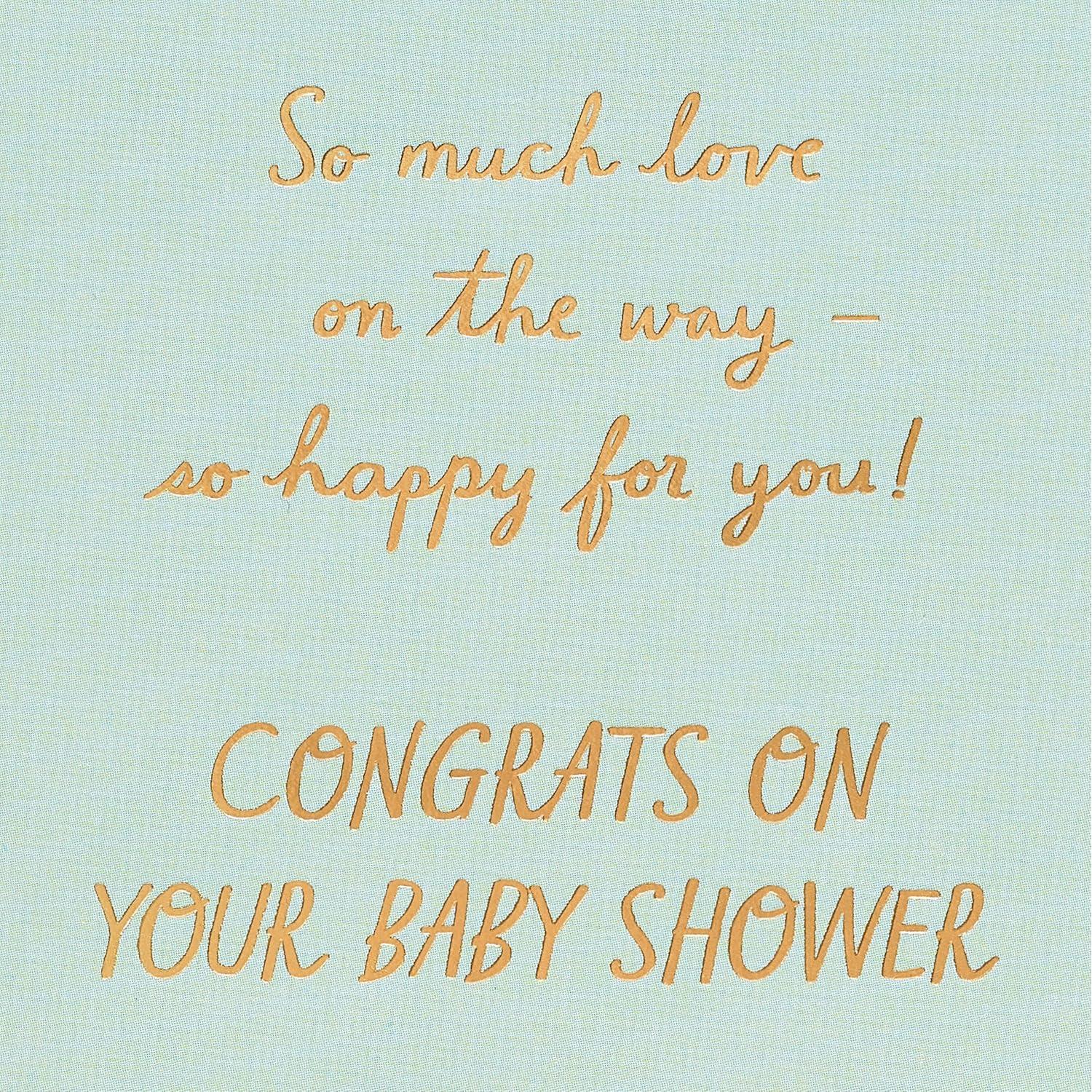 Tarjeta de Baby Shower American Greetings Amor en Camino