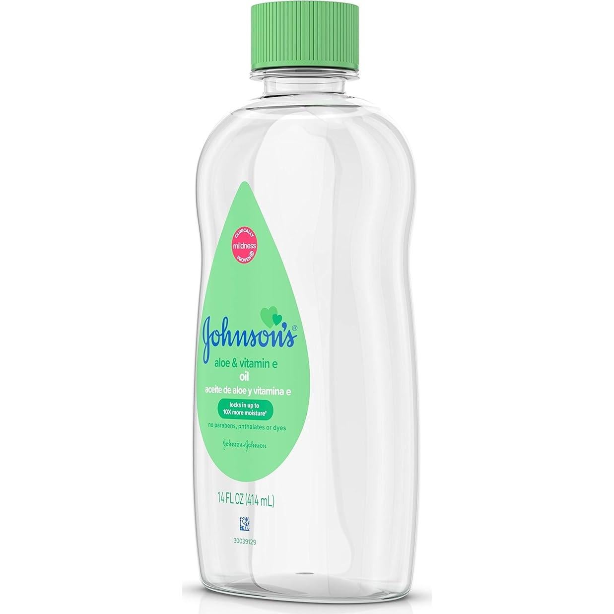 Aceite para Bebés Johnson & Johnson 414 ml Aloe Vera Vitamina E