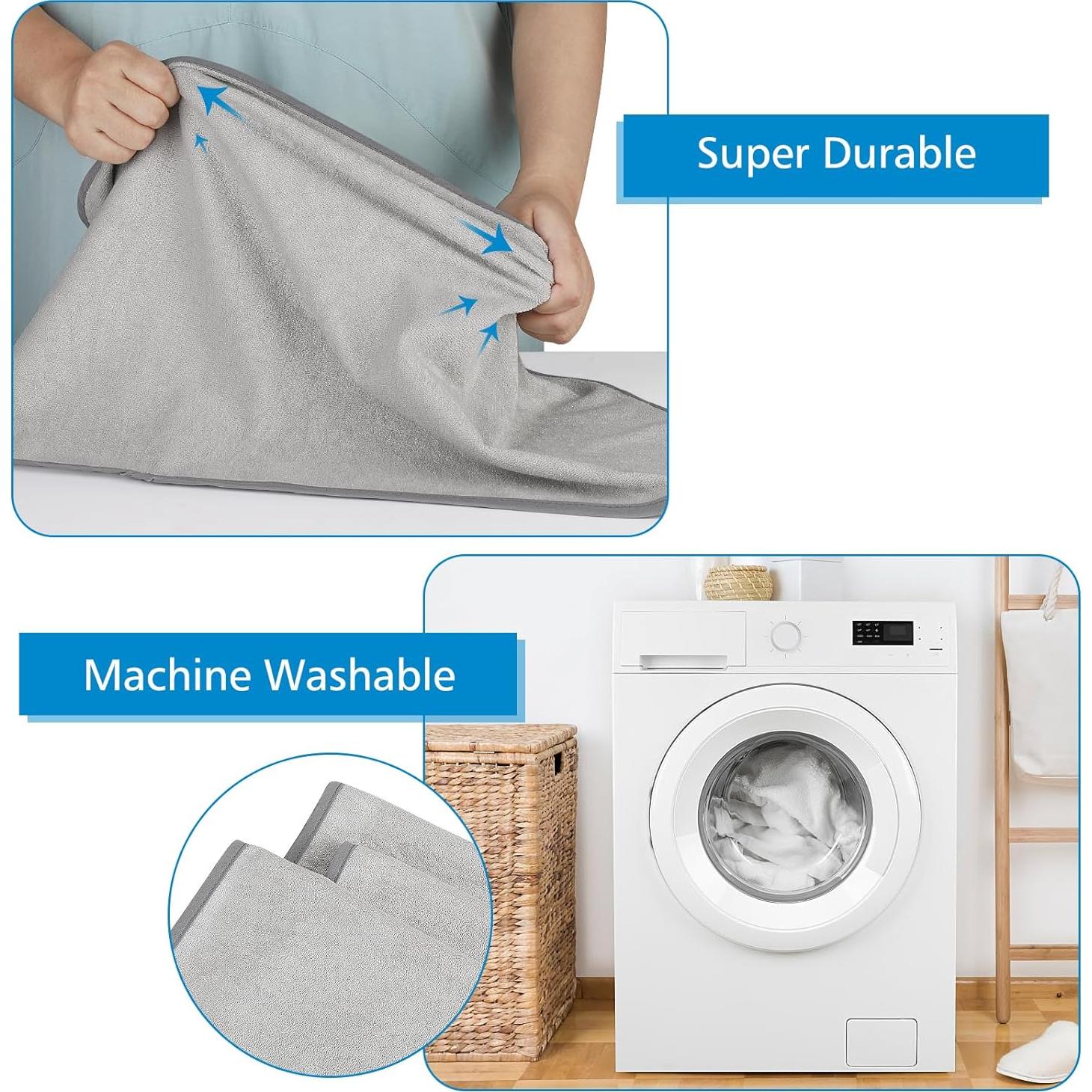 Forros Impermeables para Cambiar Pañales Accmor - 3 Piezas Gris