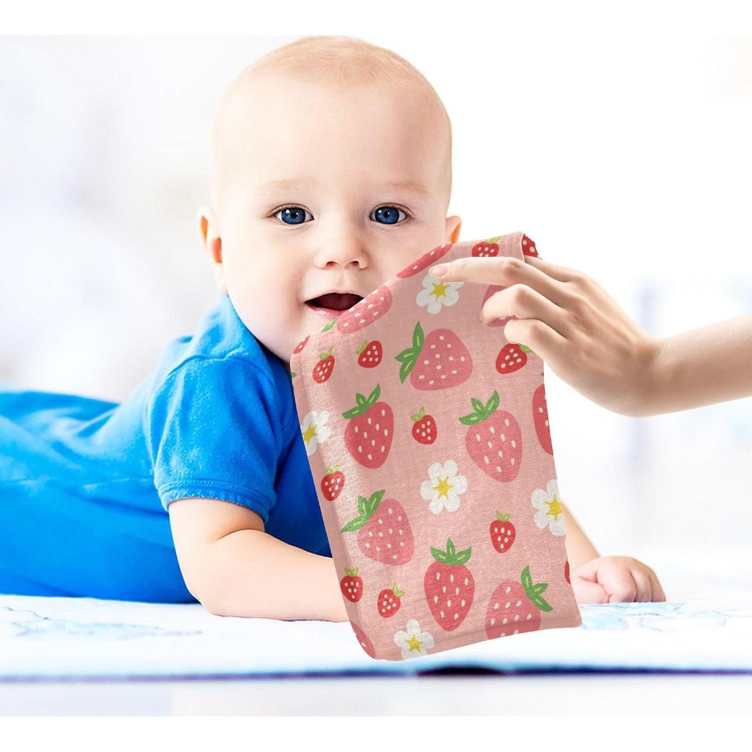 Toallitas de Muselina Moudou Fresa 30x30 cm - 3 Paquete