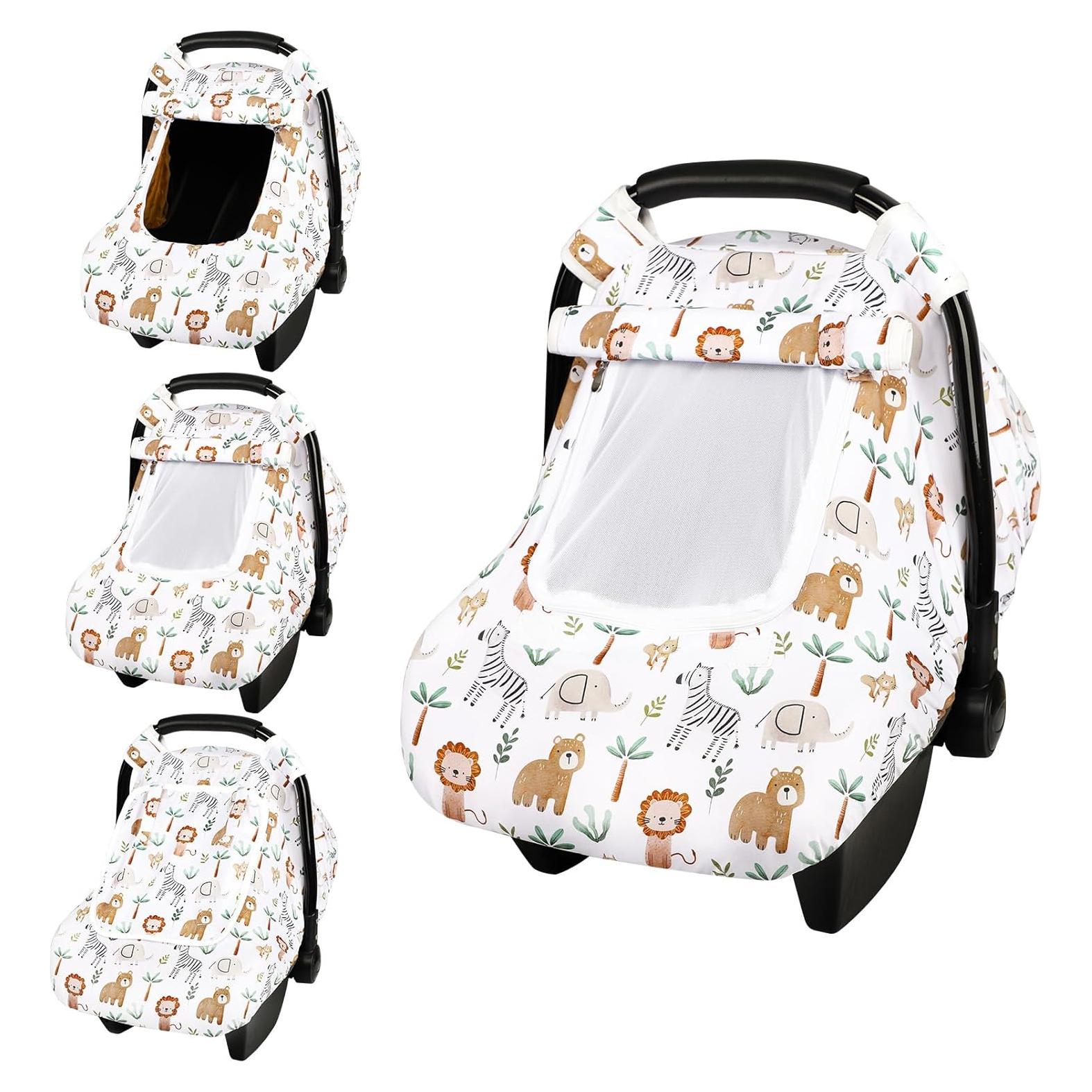 Funda para Asiento de Coche Bebé Animales - A Prueba de Viento