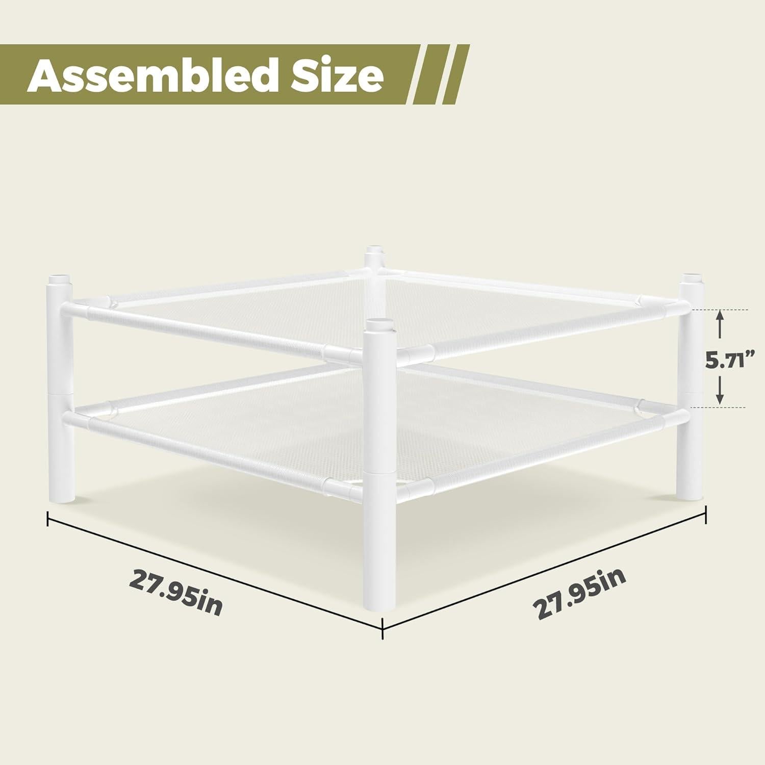 Secador de Ropa Plano Apilable STORAGEIDEAS 2 Capas 70.96cm