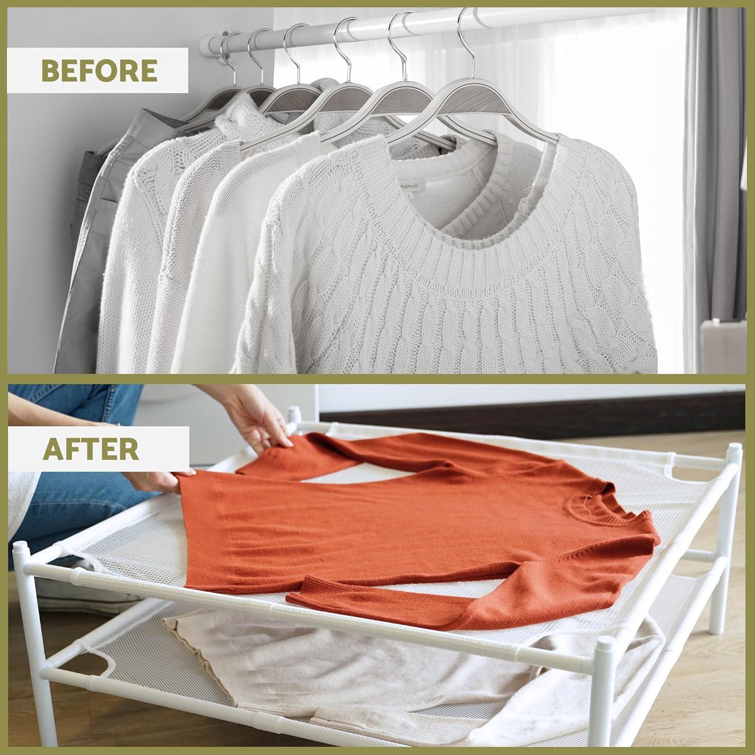 Secador de Ropa Plano Apilable STORAGEIDEAS 2 Capas 70.96cm