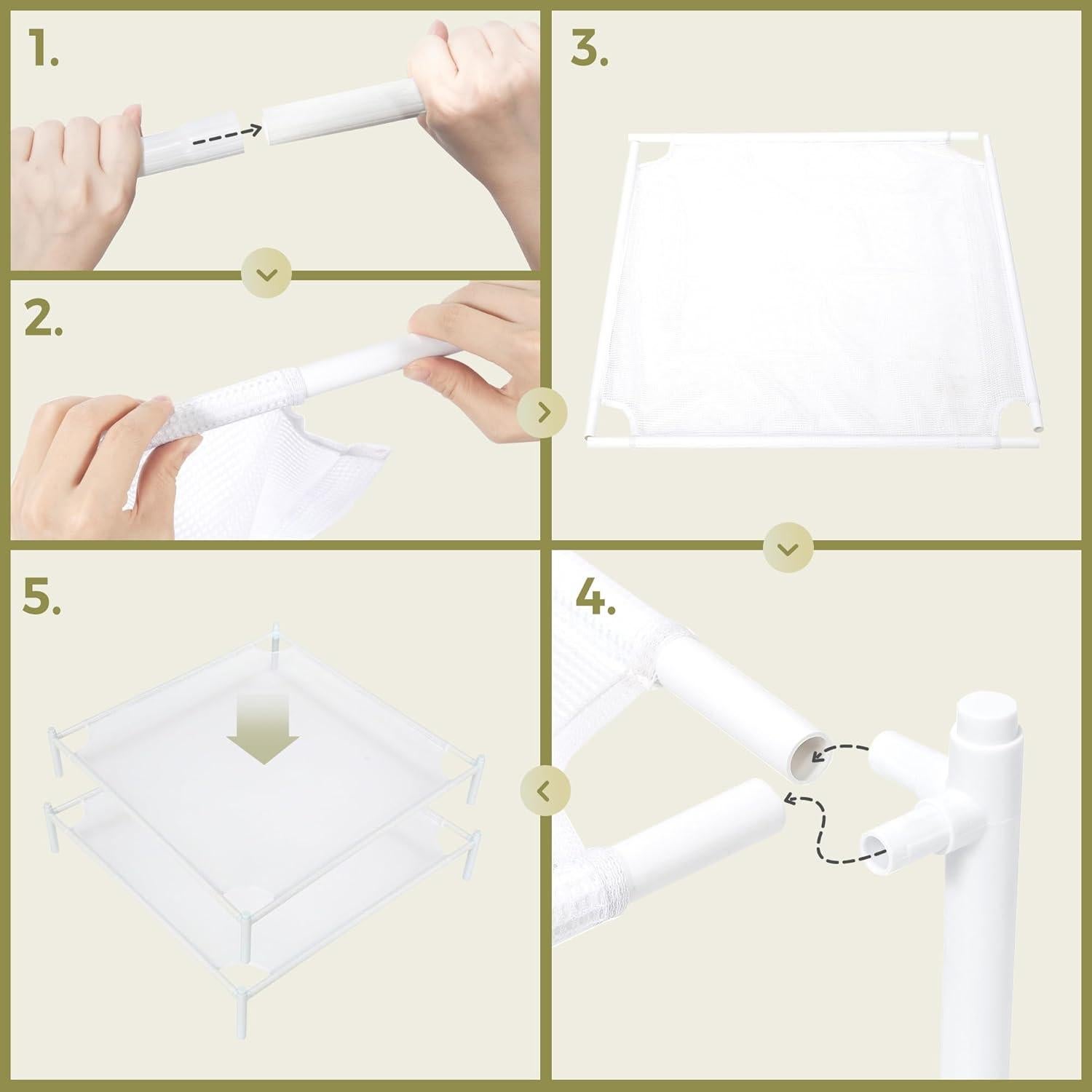 Secador de Ropa Plano Apilable STORAGEIDEAS 2 Capas 70.96cm