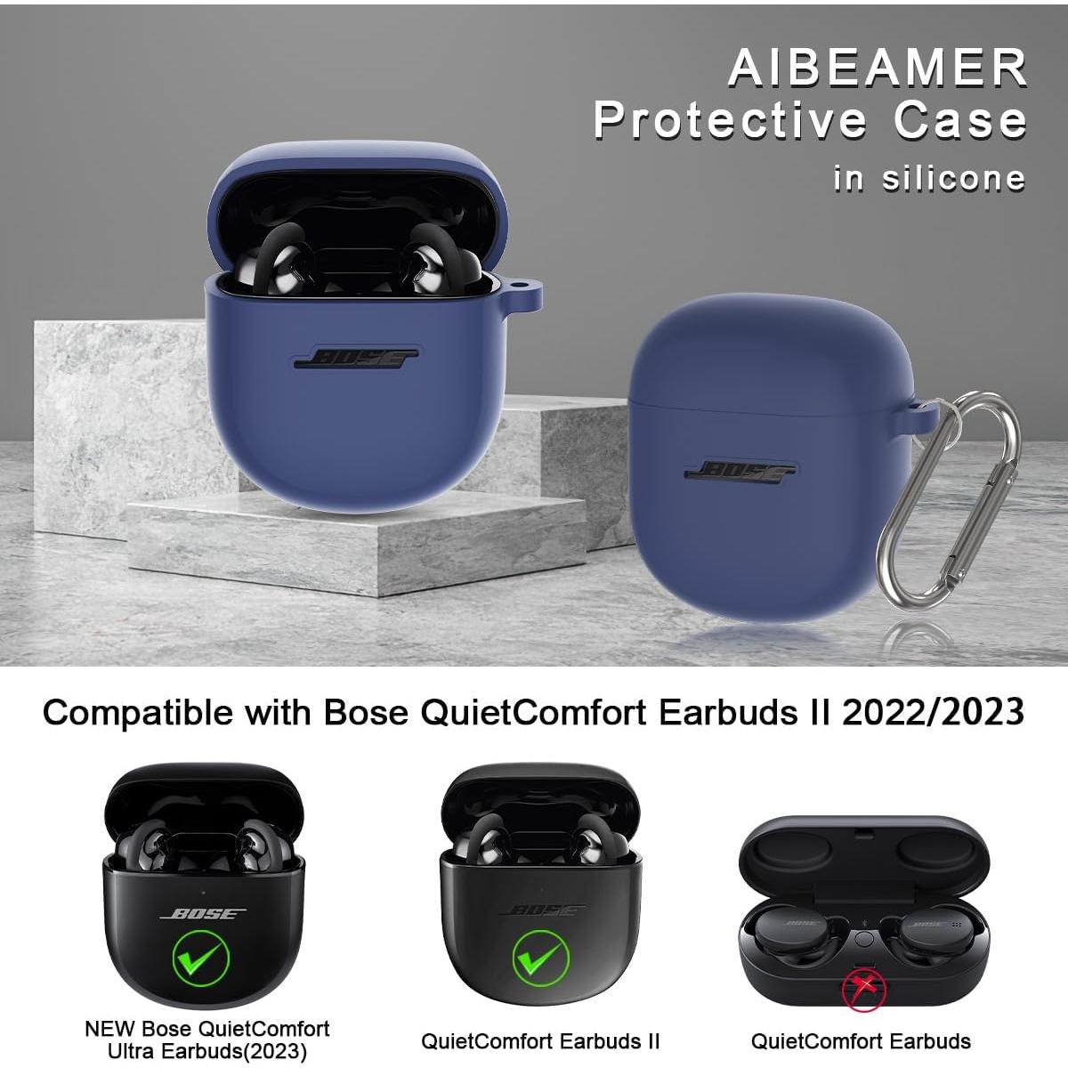 Funda de Silicona AIBEAMER para Bose QuietComfort II y Ultra