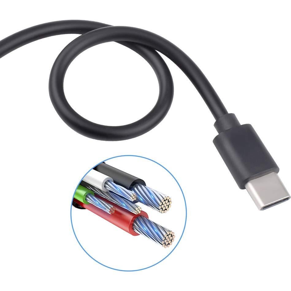 Cable de Carga USB Tipo-C Toeasor 0.24m Compatible Sony