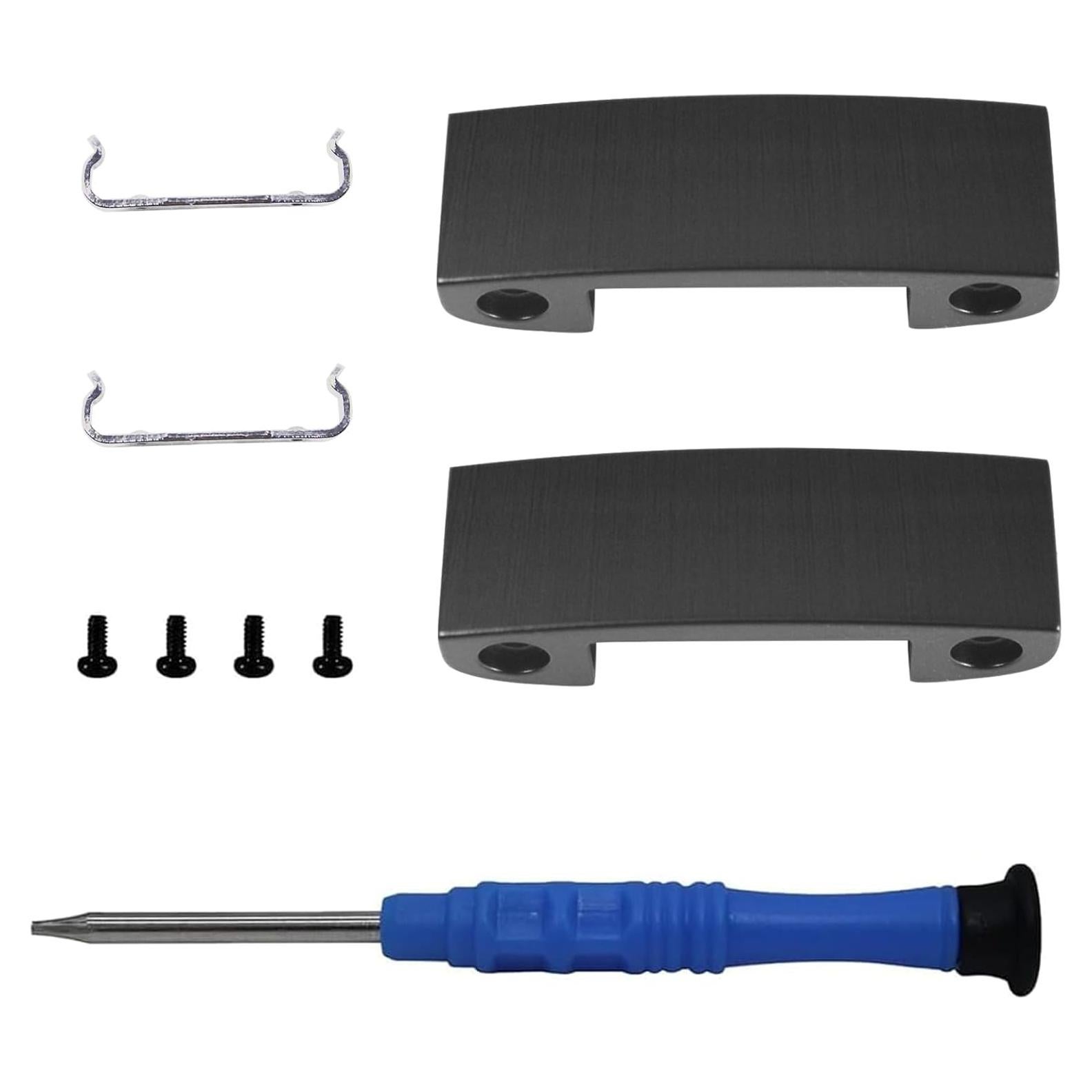 Studio Pro Hinge Replacement Metal Repair Parts Compatible with Beats Studio Pro Wireless Headphone,Durable Repair Kit Replacement Headband Metal Folding Hinge Clip Cover Pin Repair Parts Set（Black）