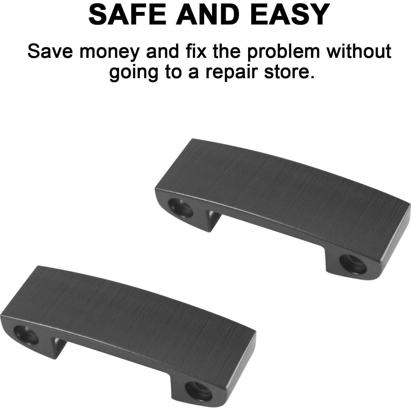 Studio Pro Hinge Replacement Metal Repair Parts Compatible with Beats Studio Pro Wireless Headphone,Durable Repair Kit Replacement Headband Metal Folding Hinge Clip Cover Pin Repair Parts Set（Black）