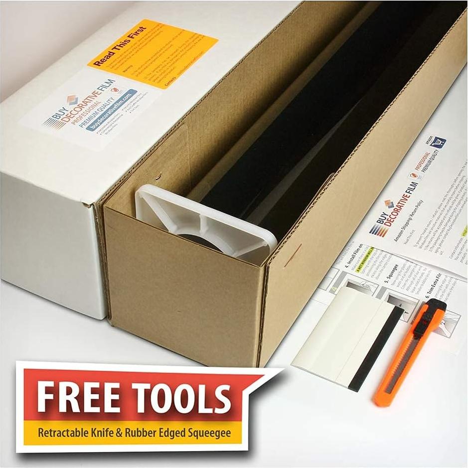 Película para Ventanas BDF NA05 30.48cm x 15.24m Negro