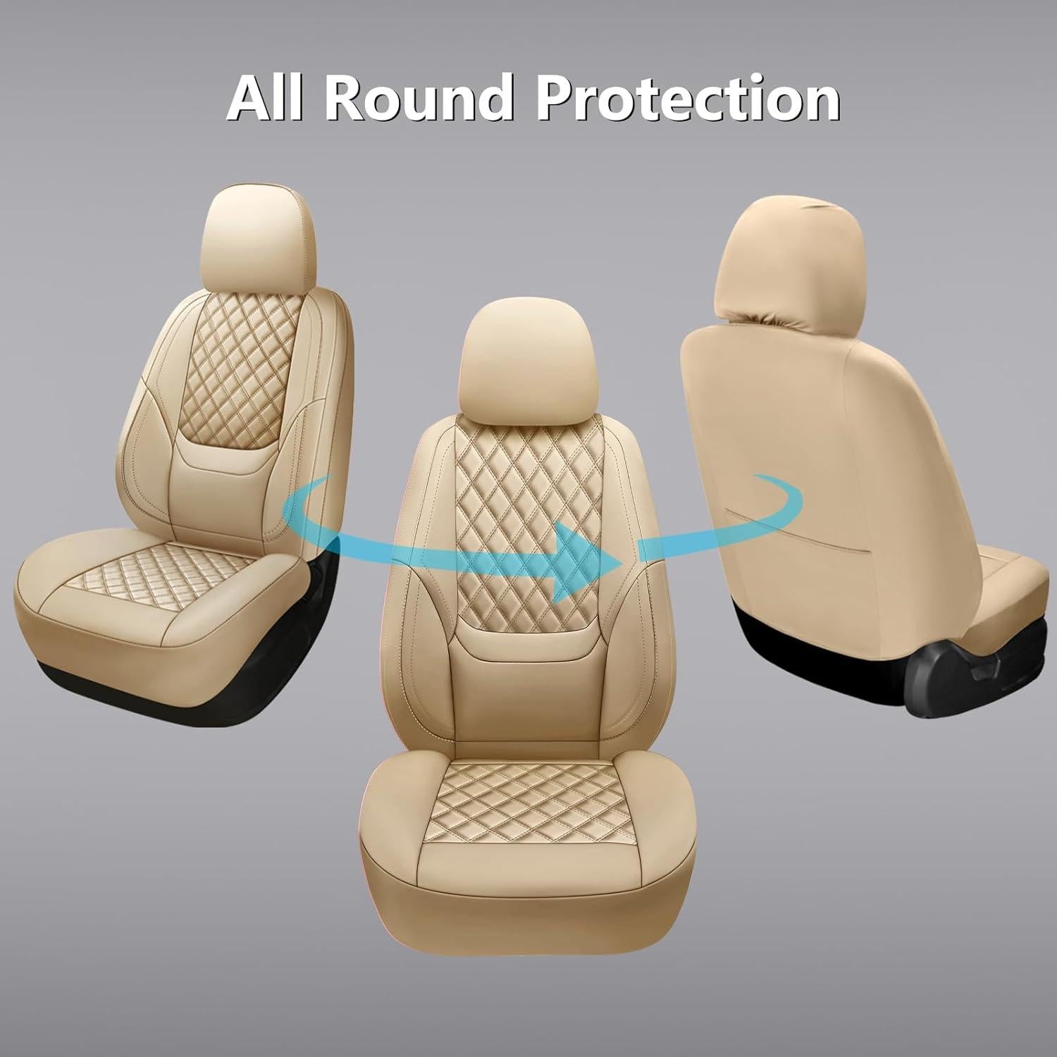 Cubiertas de Asiento de Coche NS YOLO Beige DL01 Impermeables