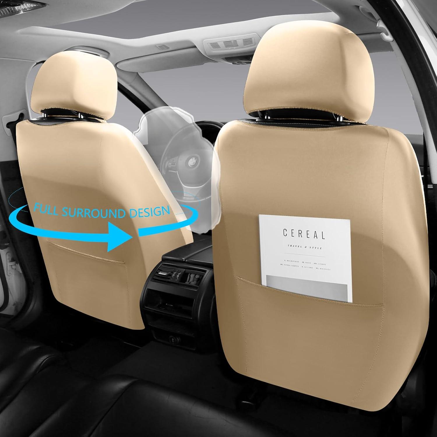 Cubiertas de Asiento de Coche NS YOLO Beige DL01 Impermeables