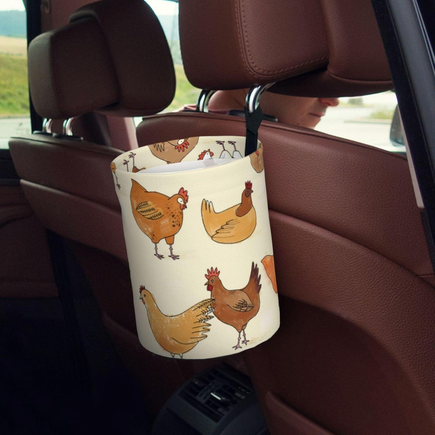 Basurero de Coche GYLILI Impermeable Plegable 19x15x18cm