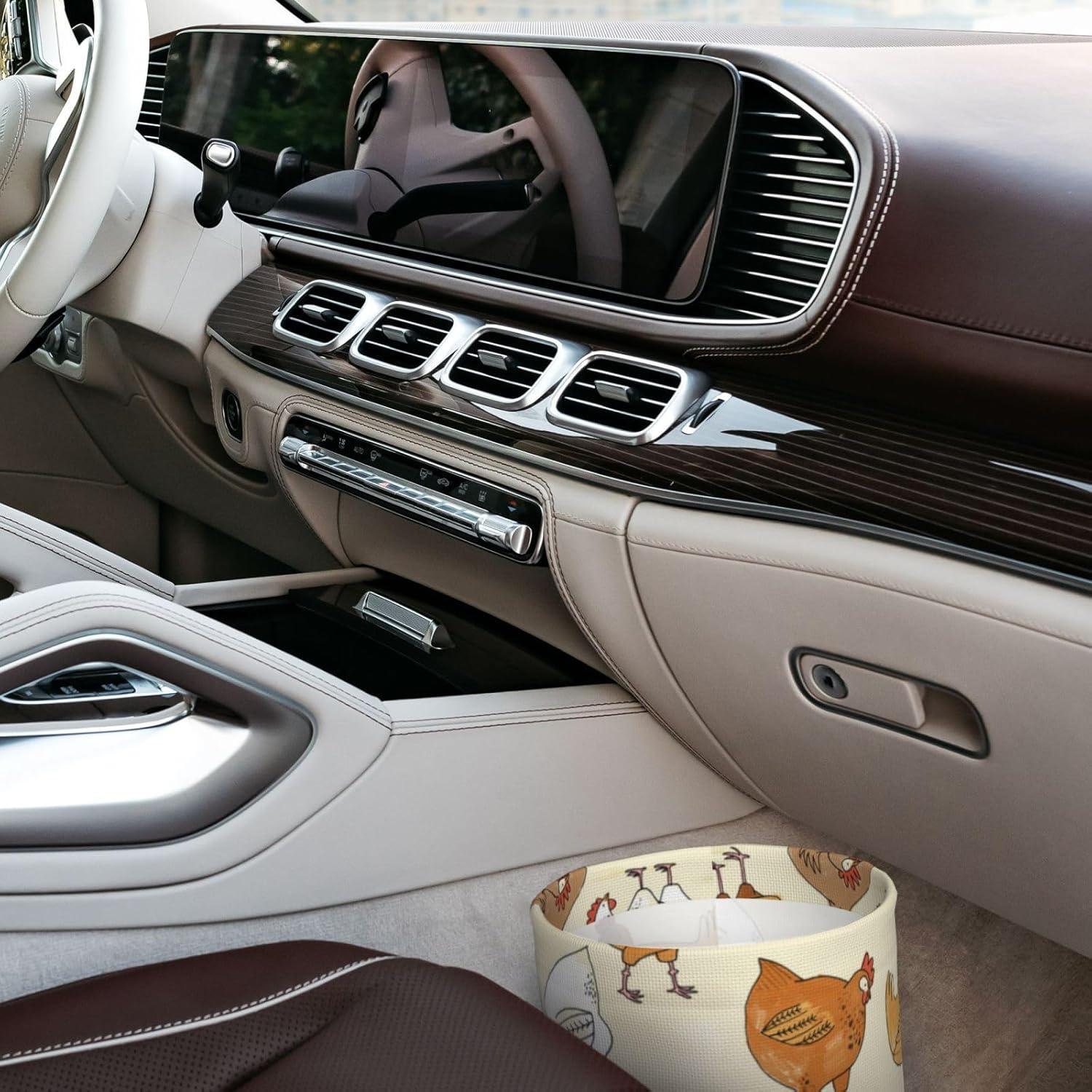 Basurero de Coche GYLILI Impermeable Plegable 19x15x18cm