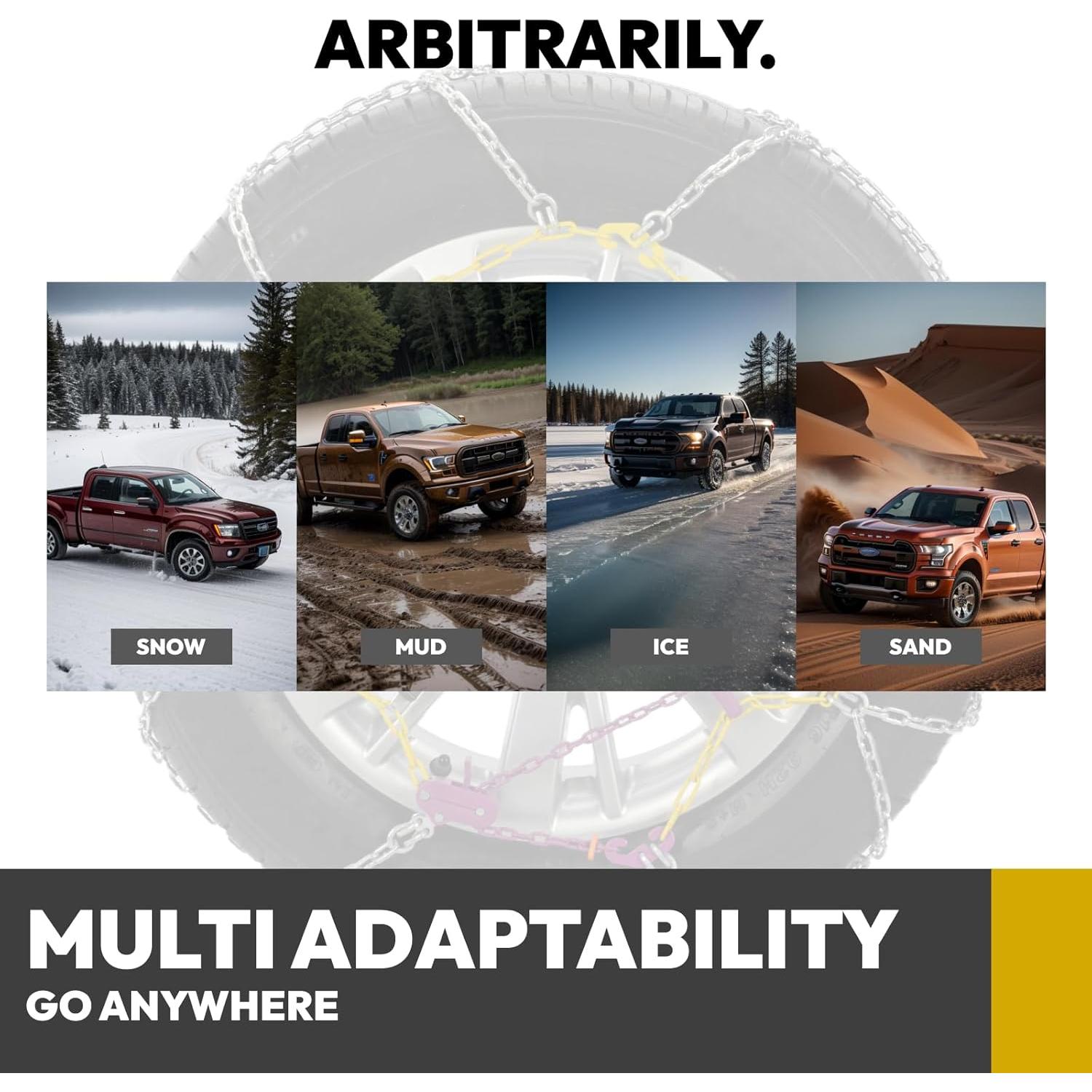 Cadenas de Nieve SNOCATENA SP1540A para Neumáticos 180-235mm