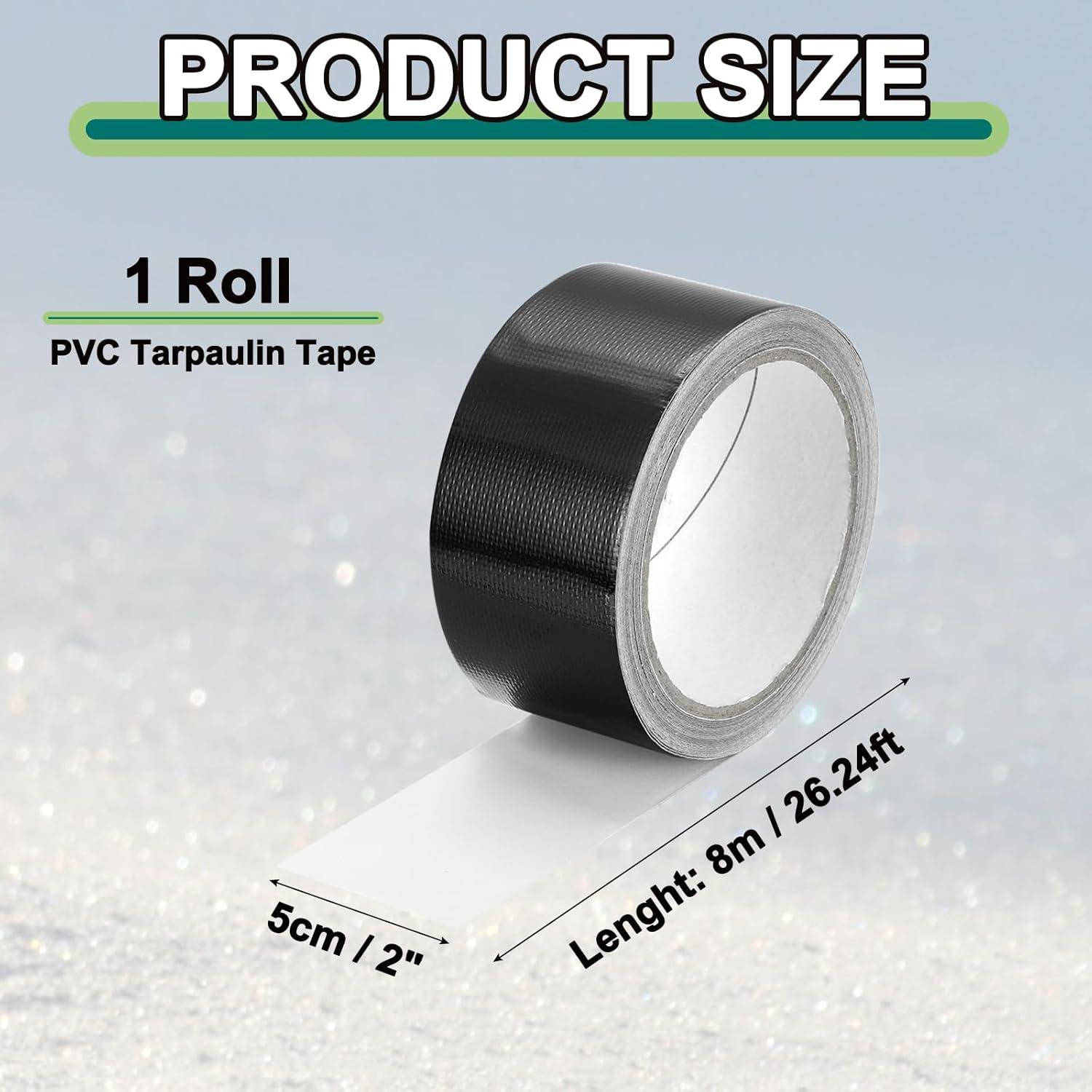 Cinta de Reparación de Toldos PATIKIL 8m x 5cm Impermeable