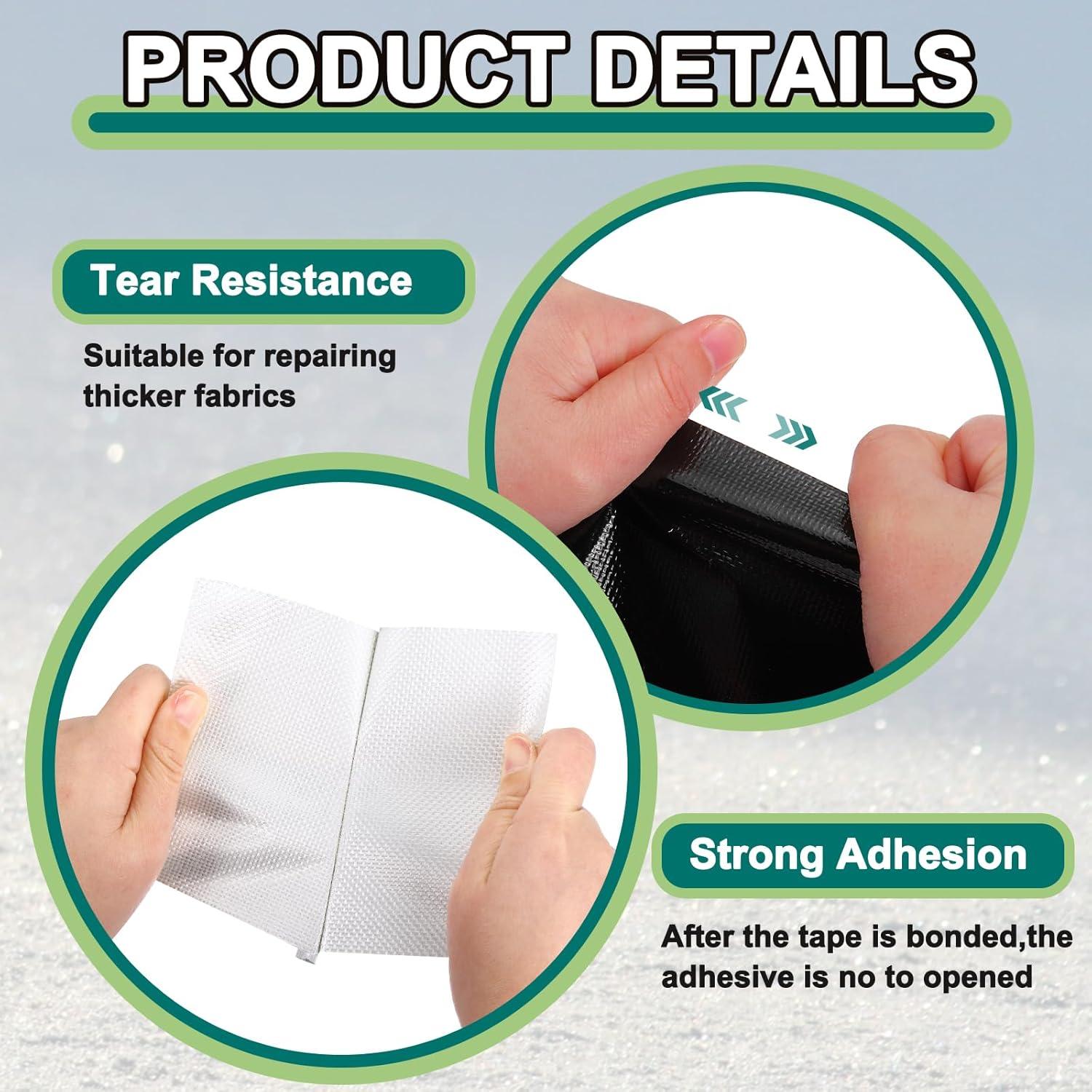 Cinta de Reparación de Toldos PATIKIL 8m x 5cm Impermeable