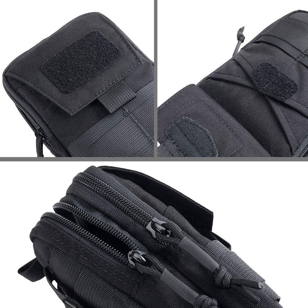 Bolsa Táctica Molle EDC EXCELENTE ELITE SPANKER Nylon Negro