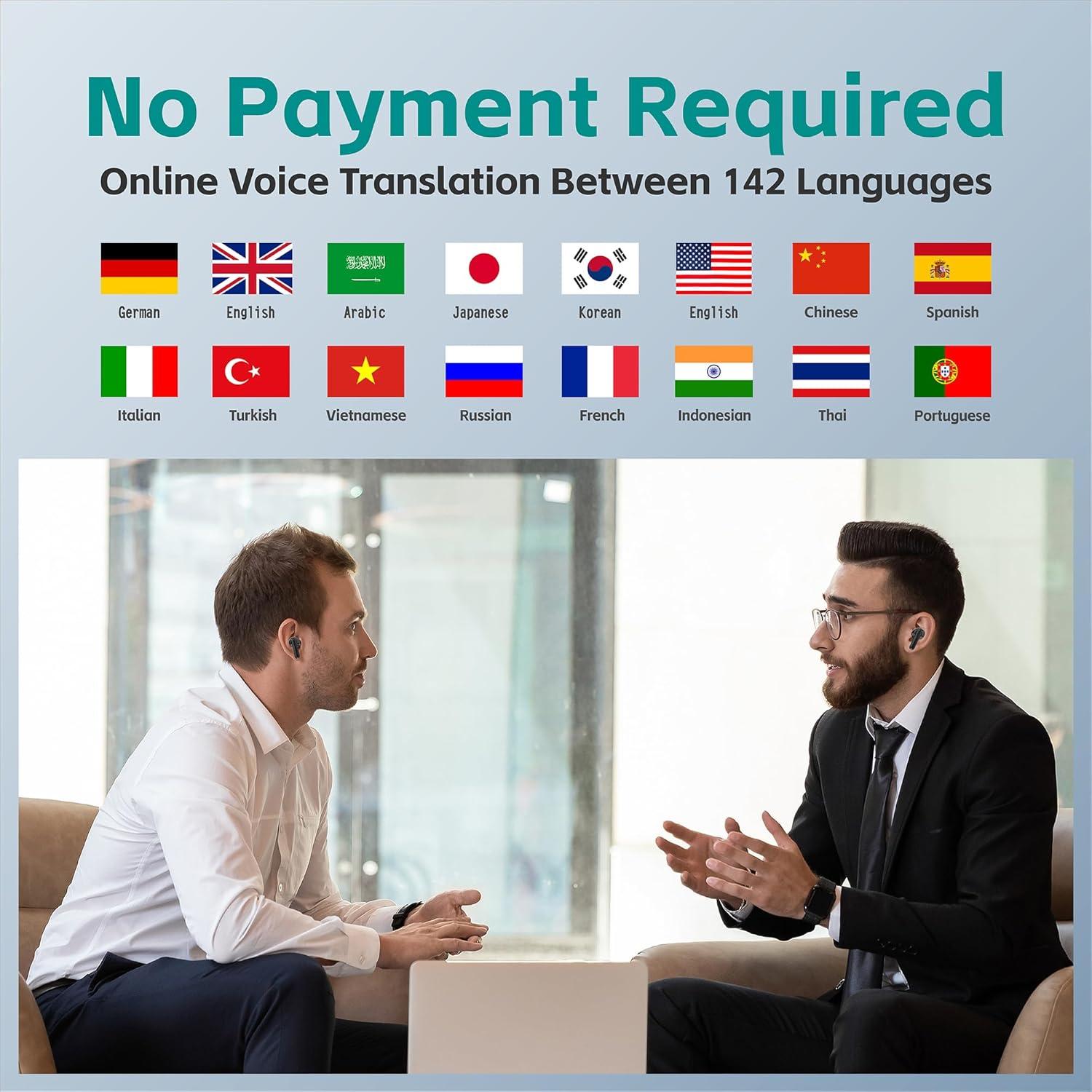 Auriculares de Traducción en Tiempo Real XY-17 - 142 Idiomas