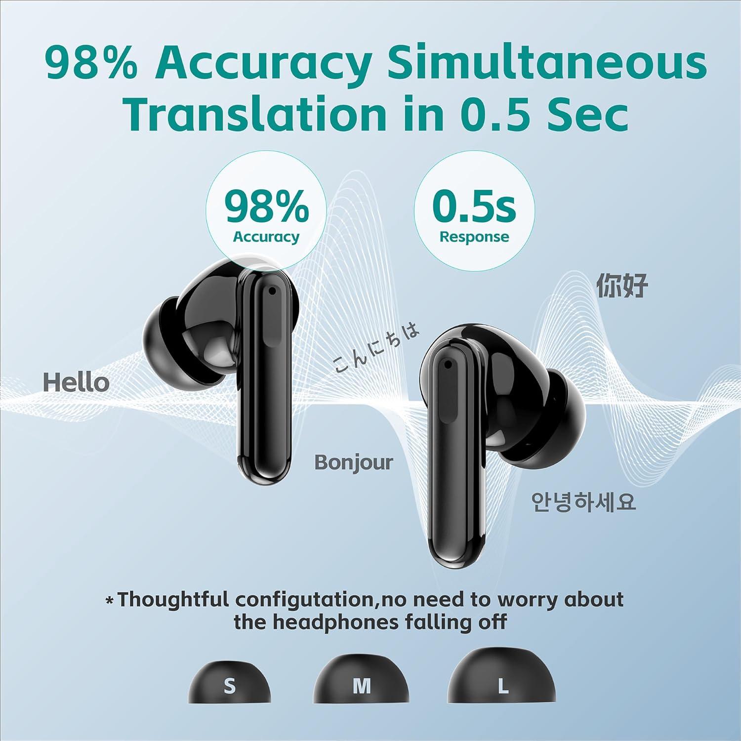 Auriculares de Traducción en Tiempo Real XY-17 - 142 Idiomas