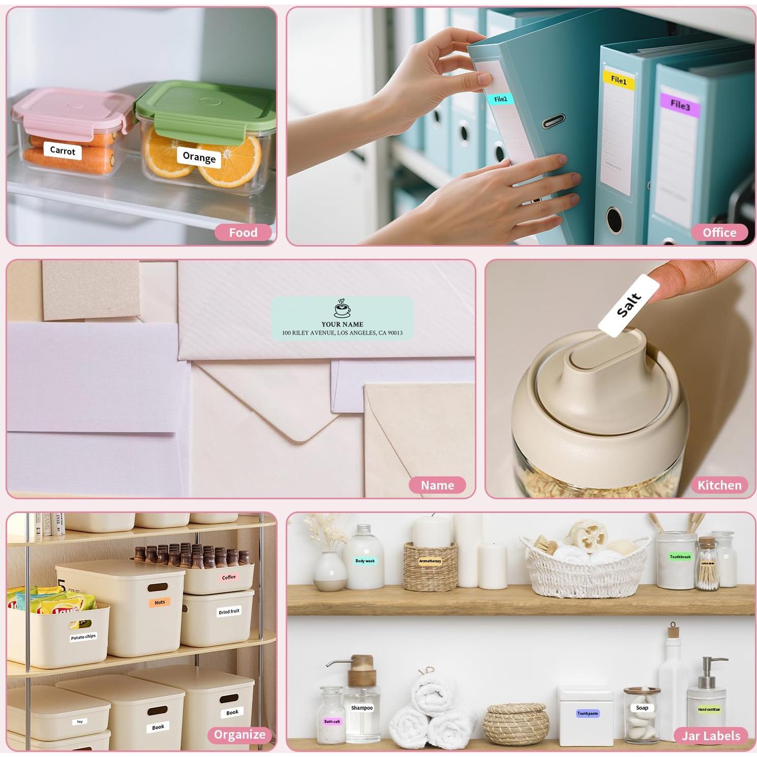 Impresora de Etiquetas Bluetooth Rongta R5 Portátil Rosa