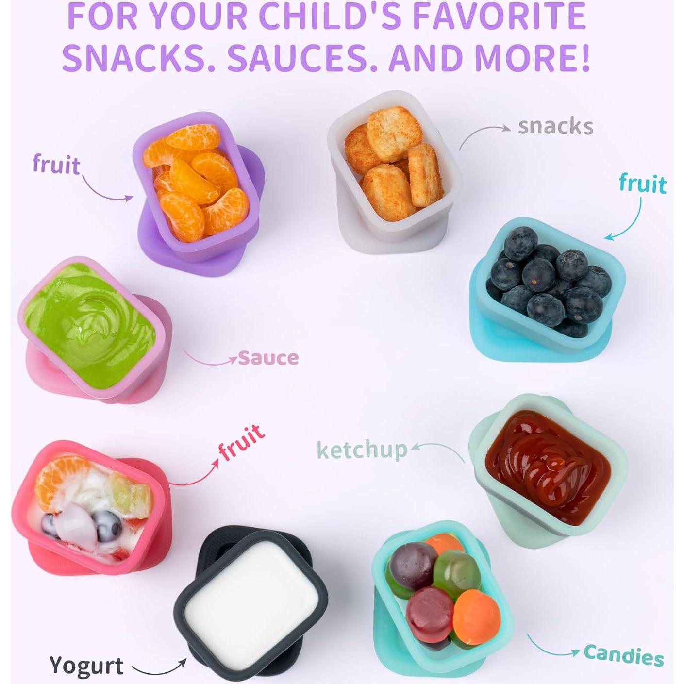 Contenedores de Aderezo Micebay 76.5 ml a Prueba de Fugas - 2 Piezas