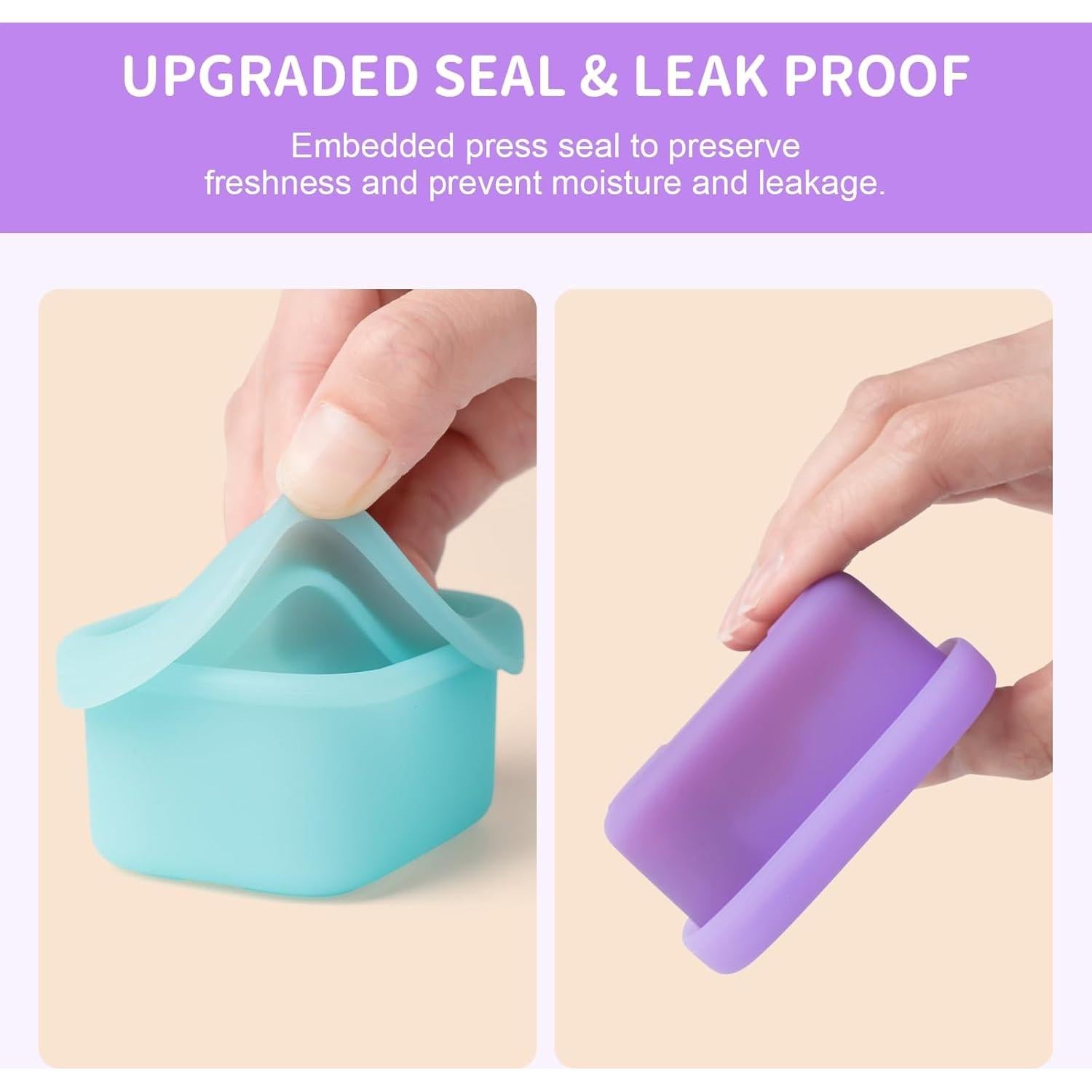 Contenedores de Aderezo Micebay 76.5 ml a Prueba de Fugas - 2 Piezas