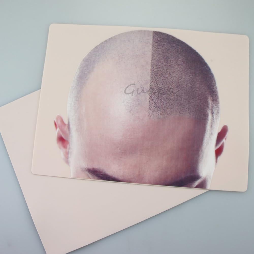 Piel de Práctica Micropigmentación Cuero Cabelludo MARLLOGIVA 19x14.5cm