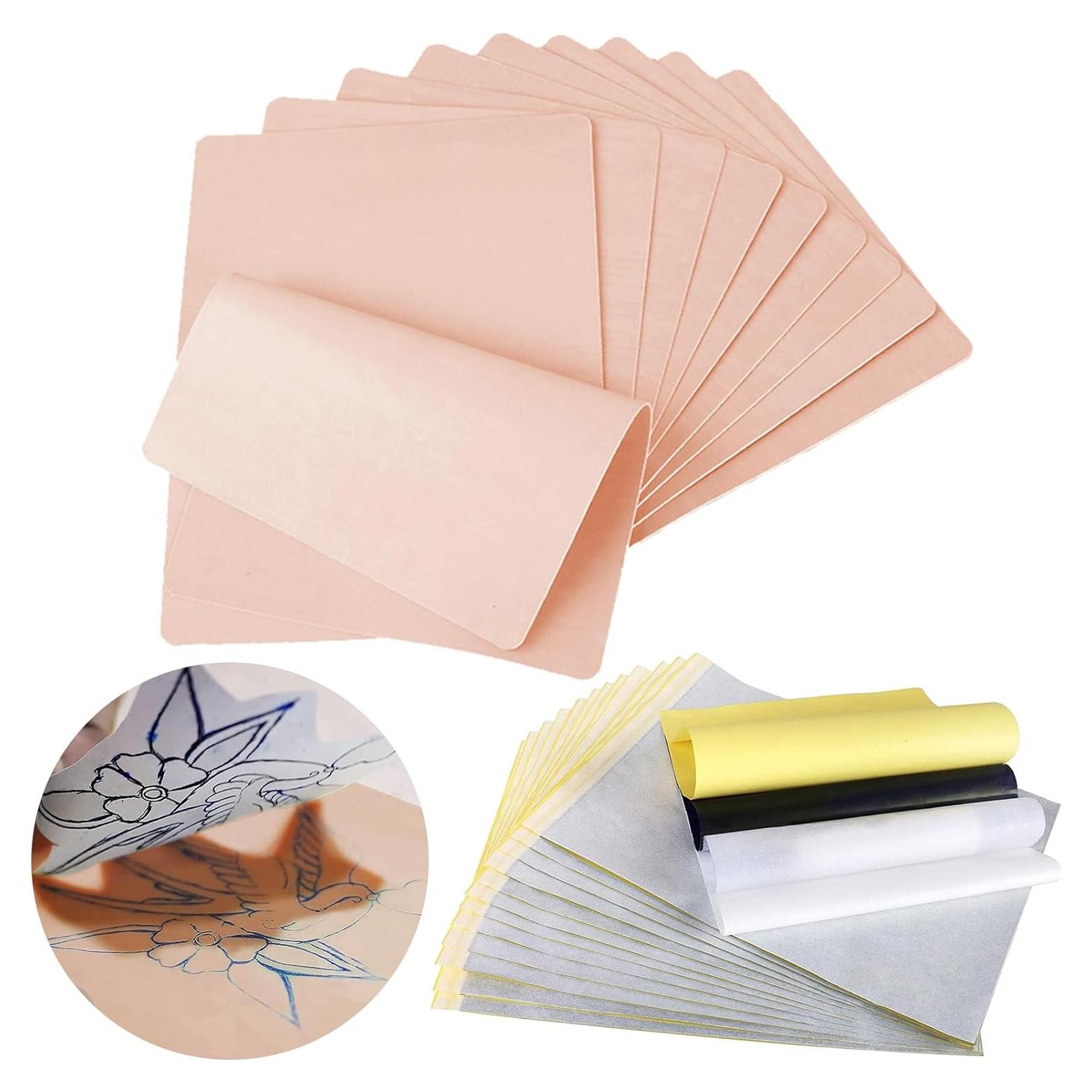 Kit de Práctica de Tatuaje Usiriy 23 Piezas con Piel y Papel