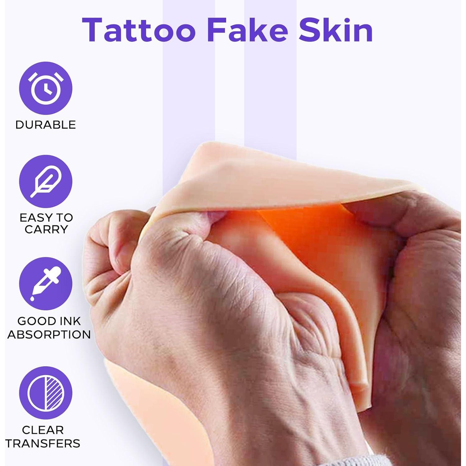 Kit de Práctica de Tatuaje Usiriy 23 Piezas con Piel y Papel