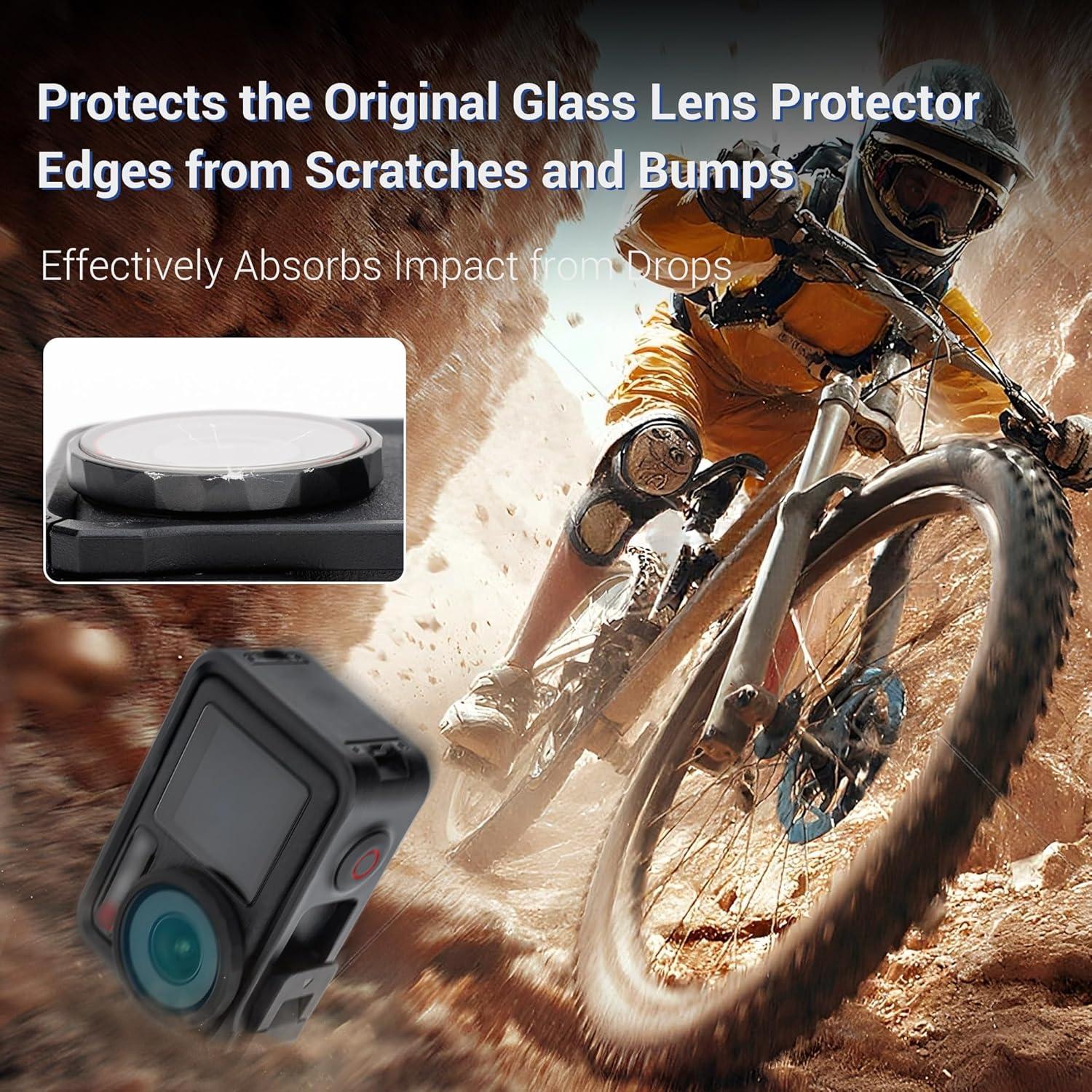 Anillo Protector de Lente de Silicona JJC LRR-AC 2Pcs para DJI Osmo Action