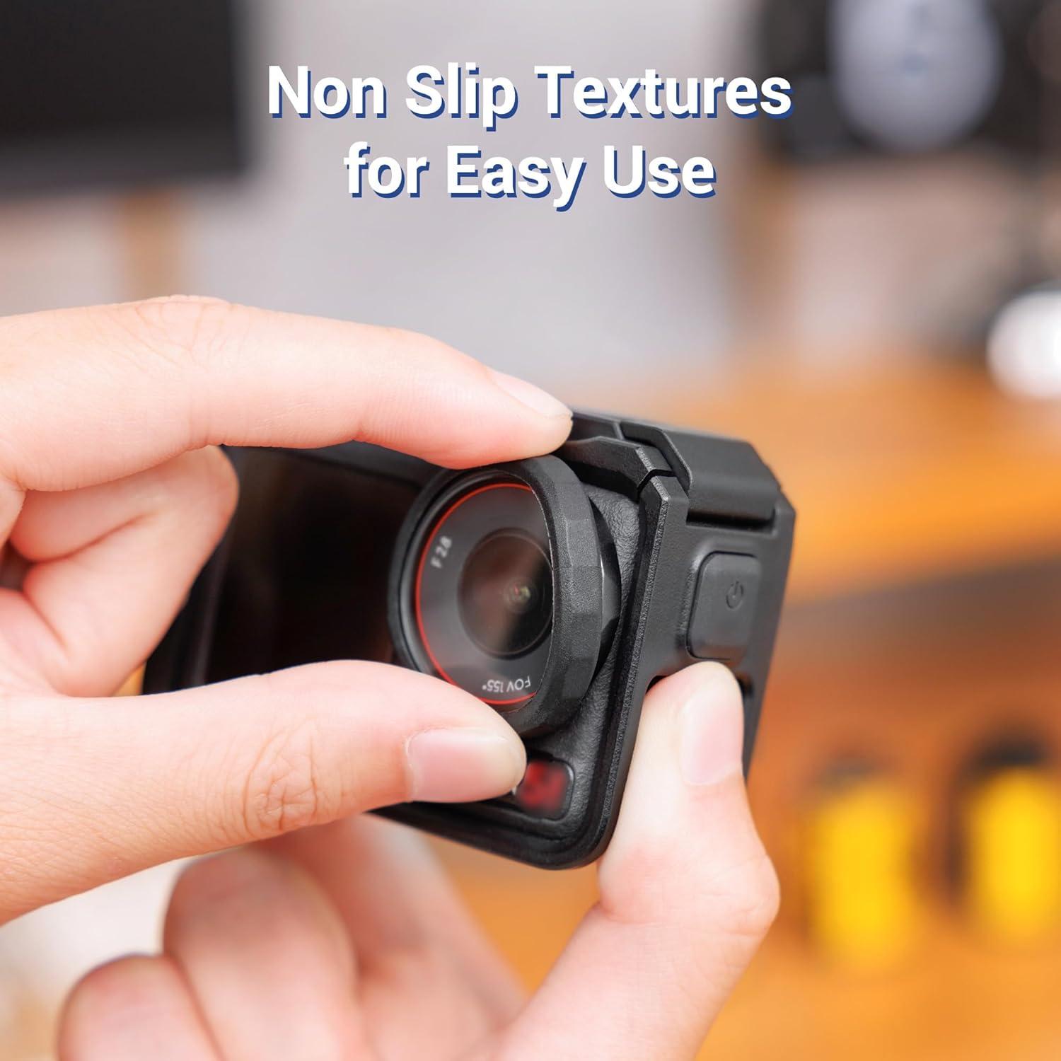 Anillo Protector de Lente de Silicona JJC LRR-AC 2Pcs para DJI Osmo Action