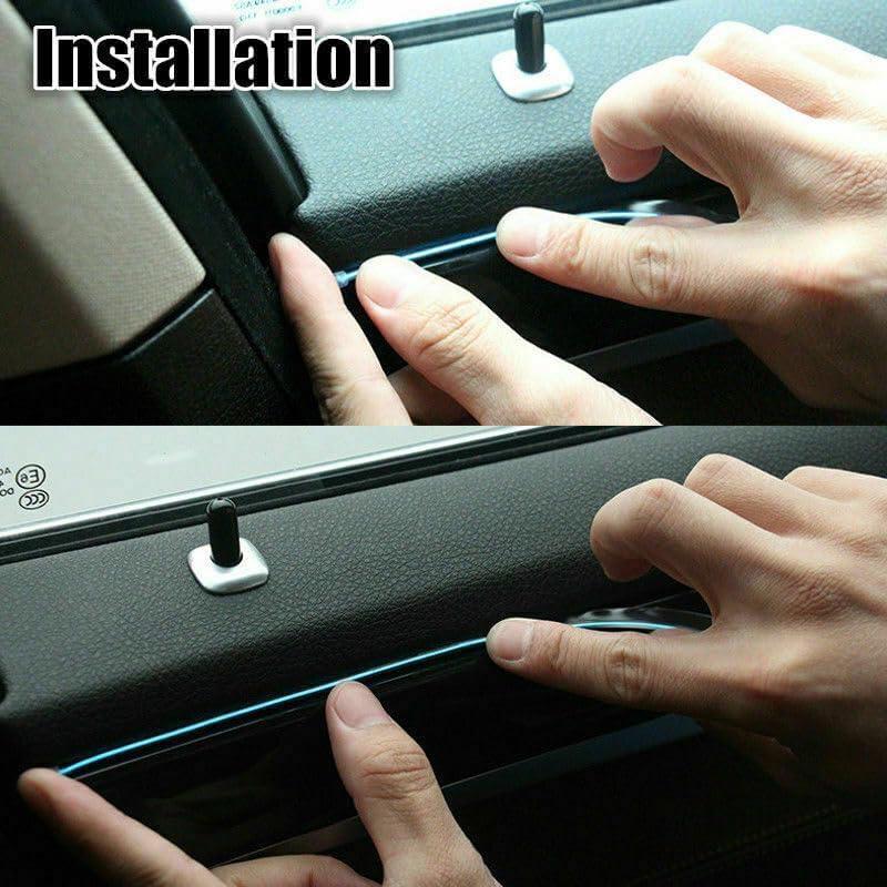 Tira de Luz LED de Neón 5M Azul Hielo - Impermeable y Flexible