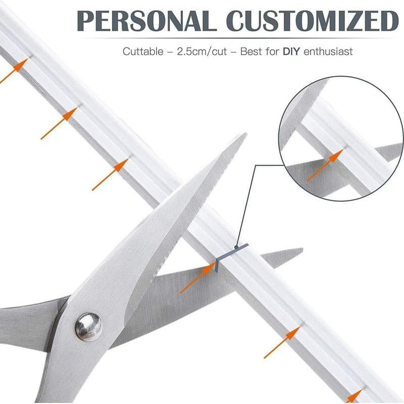 Tira de Luz LED de Neón 5M Azul Hielo - Impermeable y Flexible