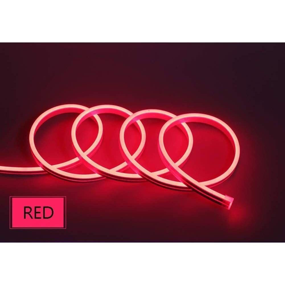 Tira de Luz LED de Neón 5M Azul Hielo - Impermeable y Flexible