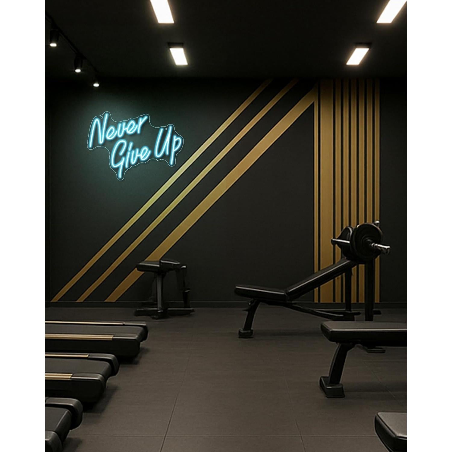 Letrero de Neón NUNCA TE RINDAS YIKBIK USB Ajustable