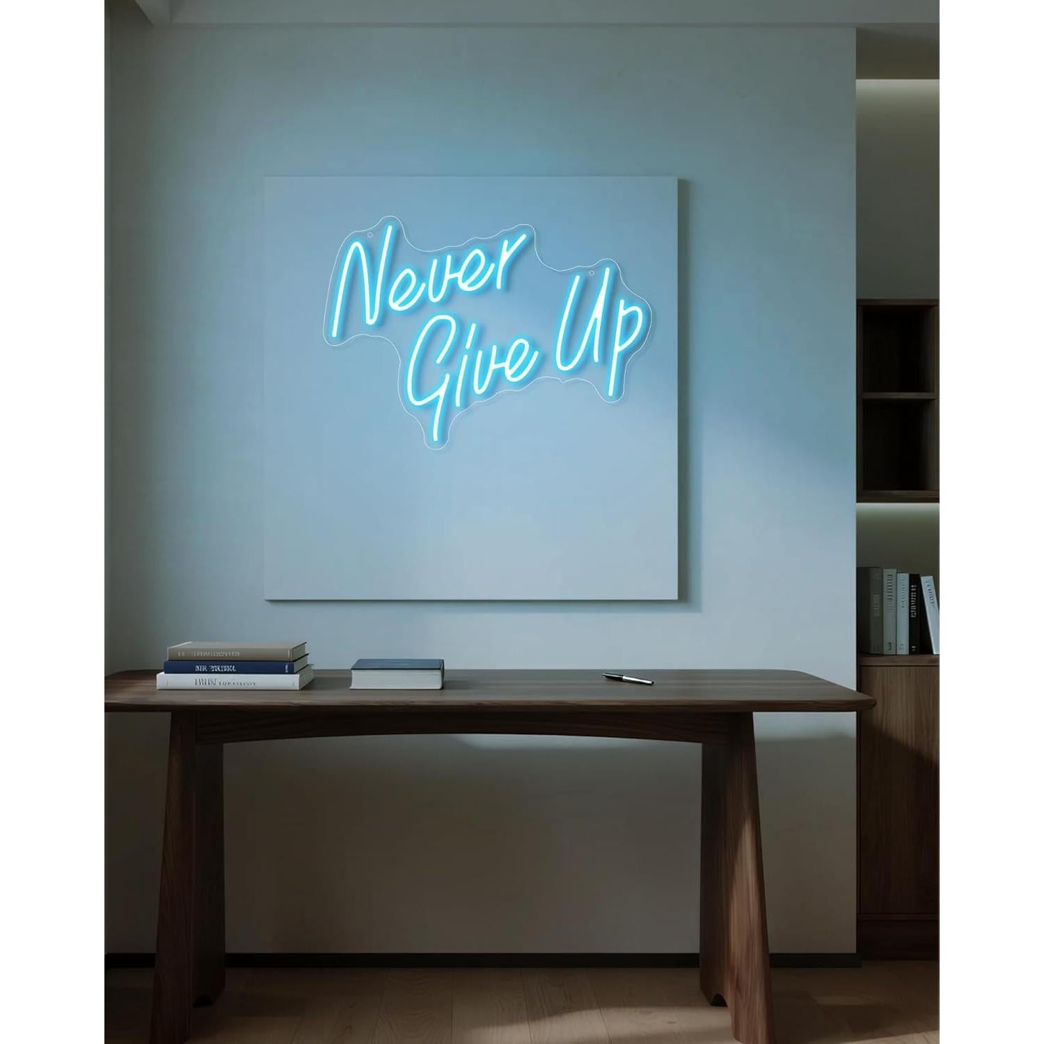 Letrero de Neón NUNCA TE RINDAS YIKBIK USB Ajustable