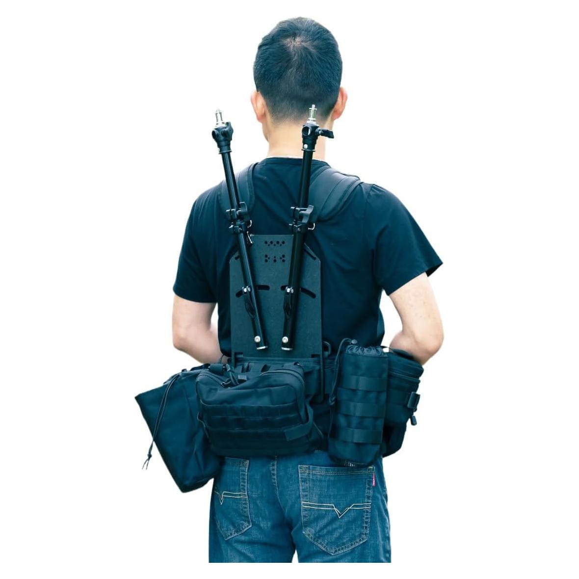 Sistema de Mochila con Chaleco de Luz Caminstarry - Grabación Video