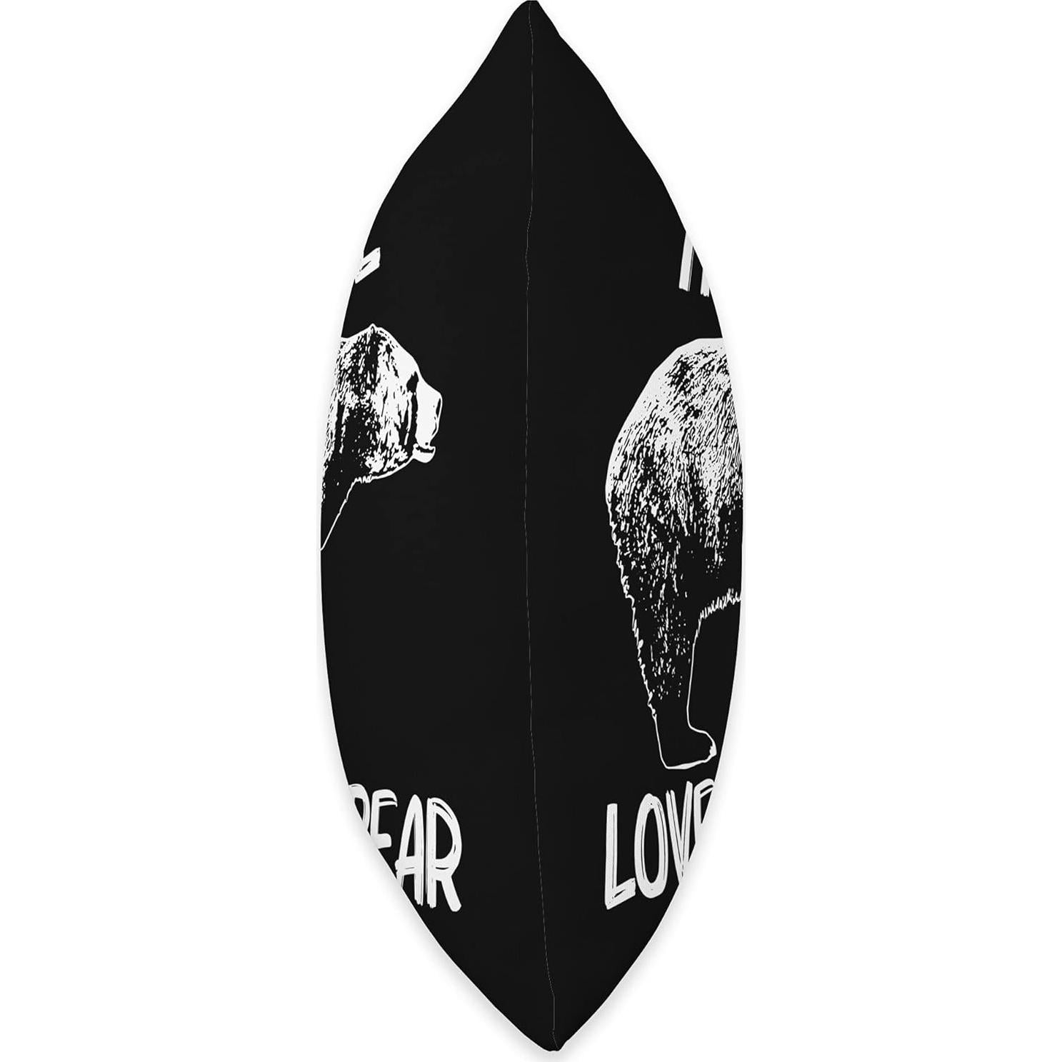 Cojín Divertido Oso Grizzly 40x40 cm para Camping