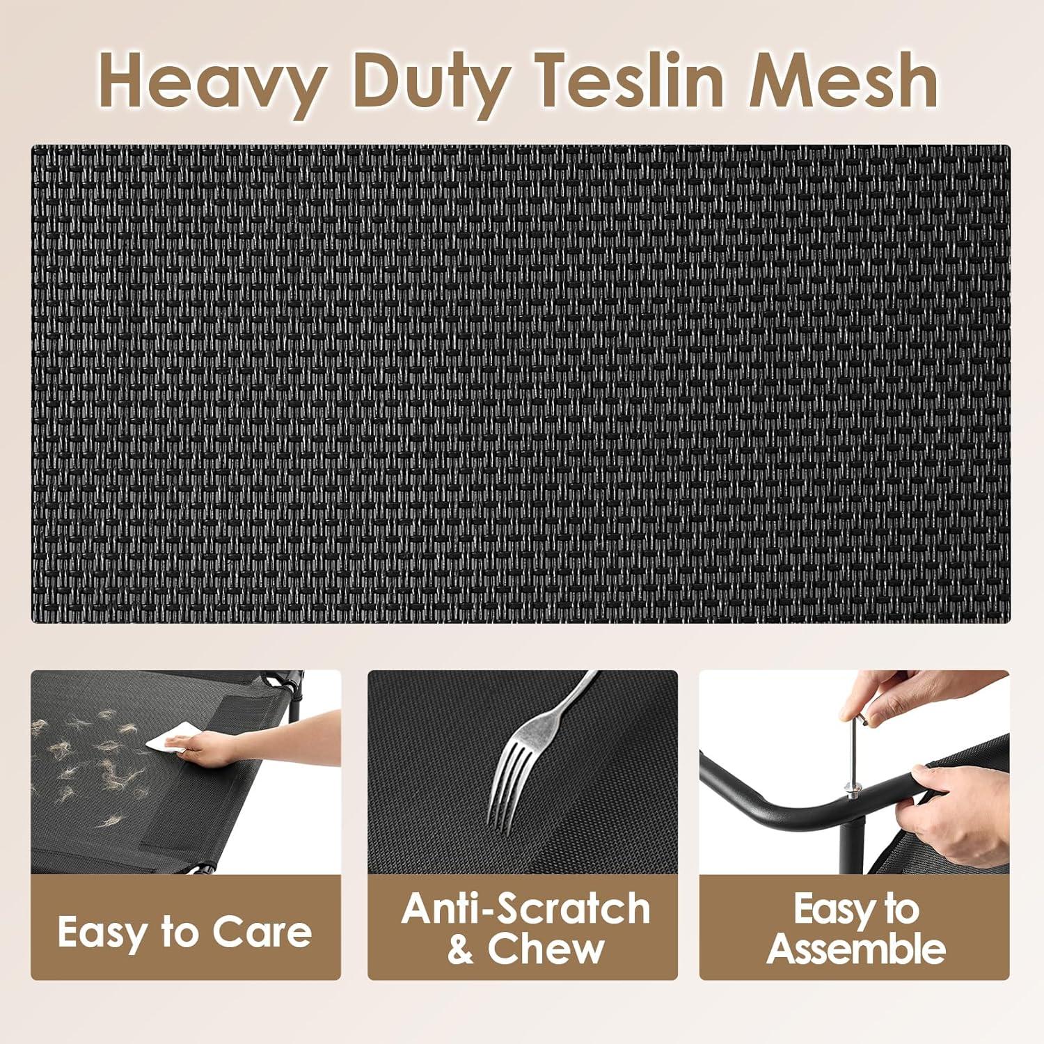 Cama Elevada para Perros EHEYCIGA Mediana 89x56 cm Impermeable