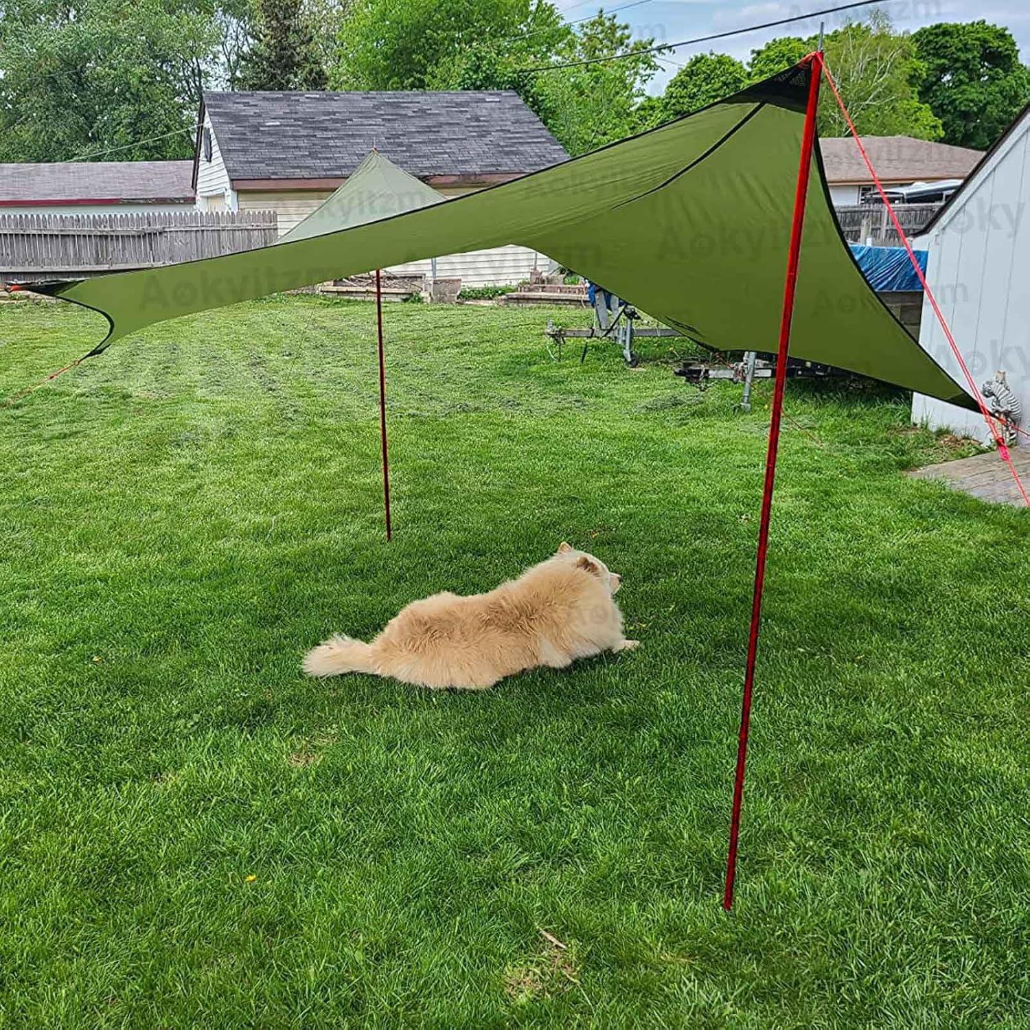 Postes de Tienda Portátiles Aokyitzm 190cm Rojo - 10 Piezas