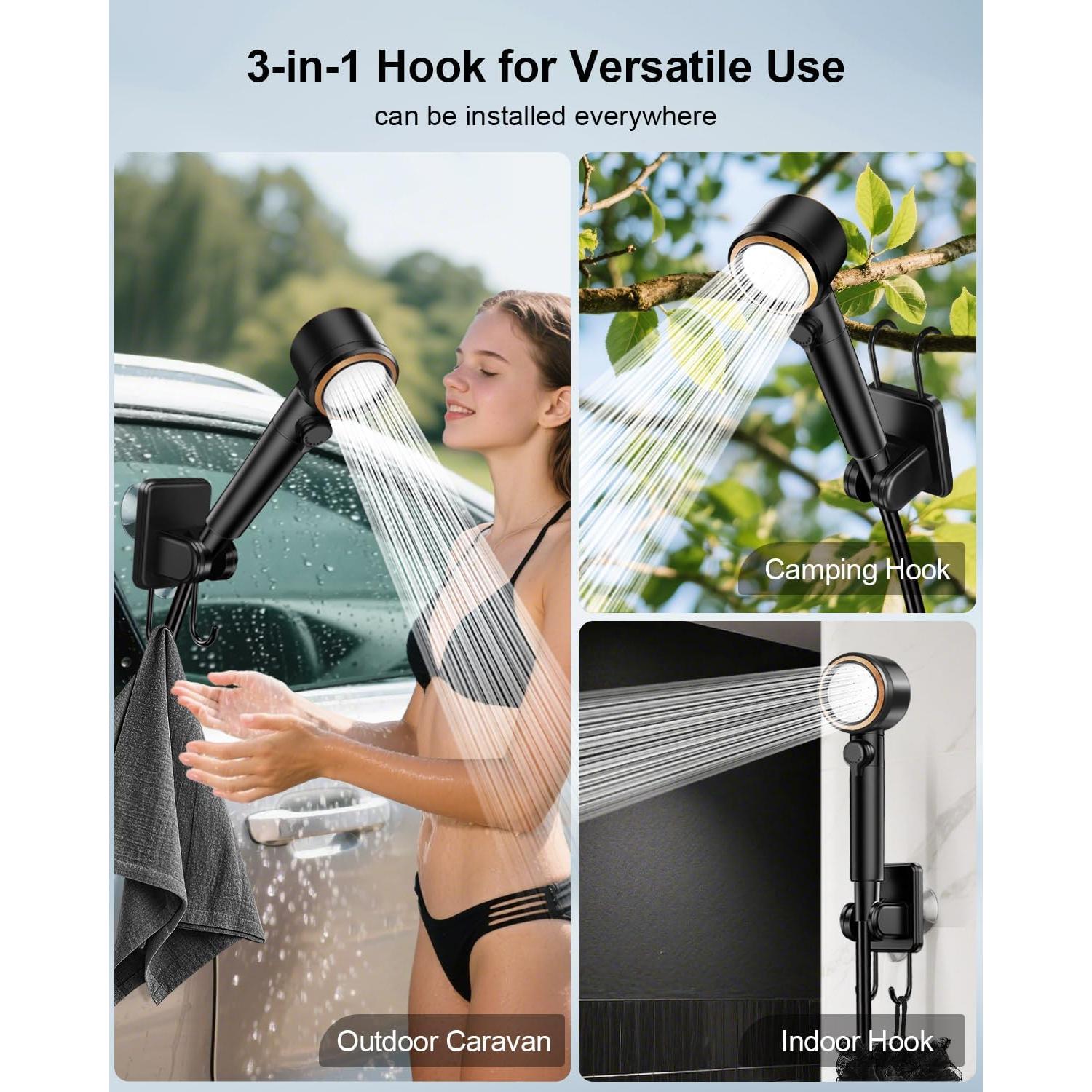 Ducha Portátil AUTOPkio 8000mAh 10L/min 5 Modos de Velocidad