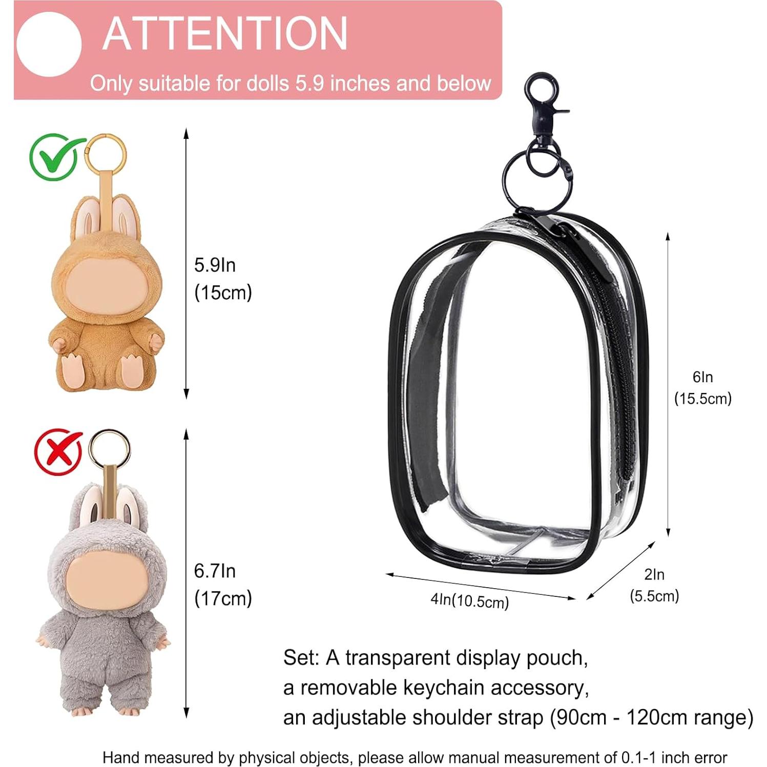 Funda Protectora Transparente Shantoushi para Muñecas 15.24cm