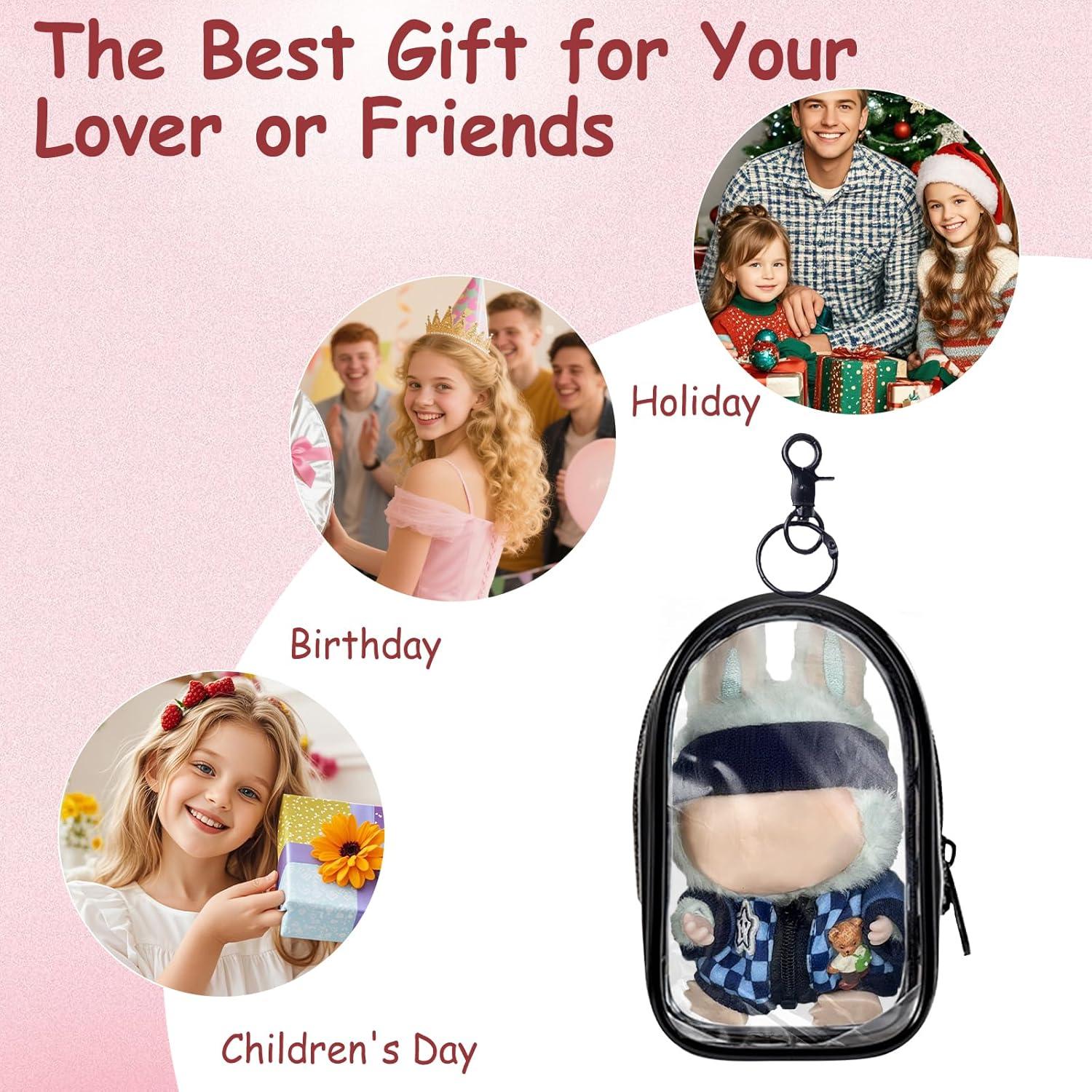 Funda Protectora Transparente Shantoushi para Muñecas 15.24cm