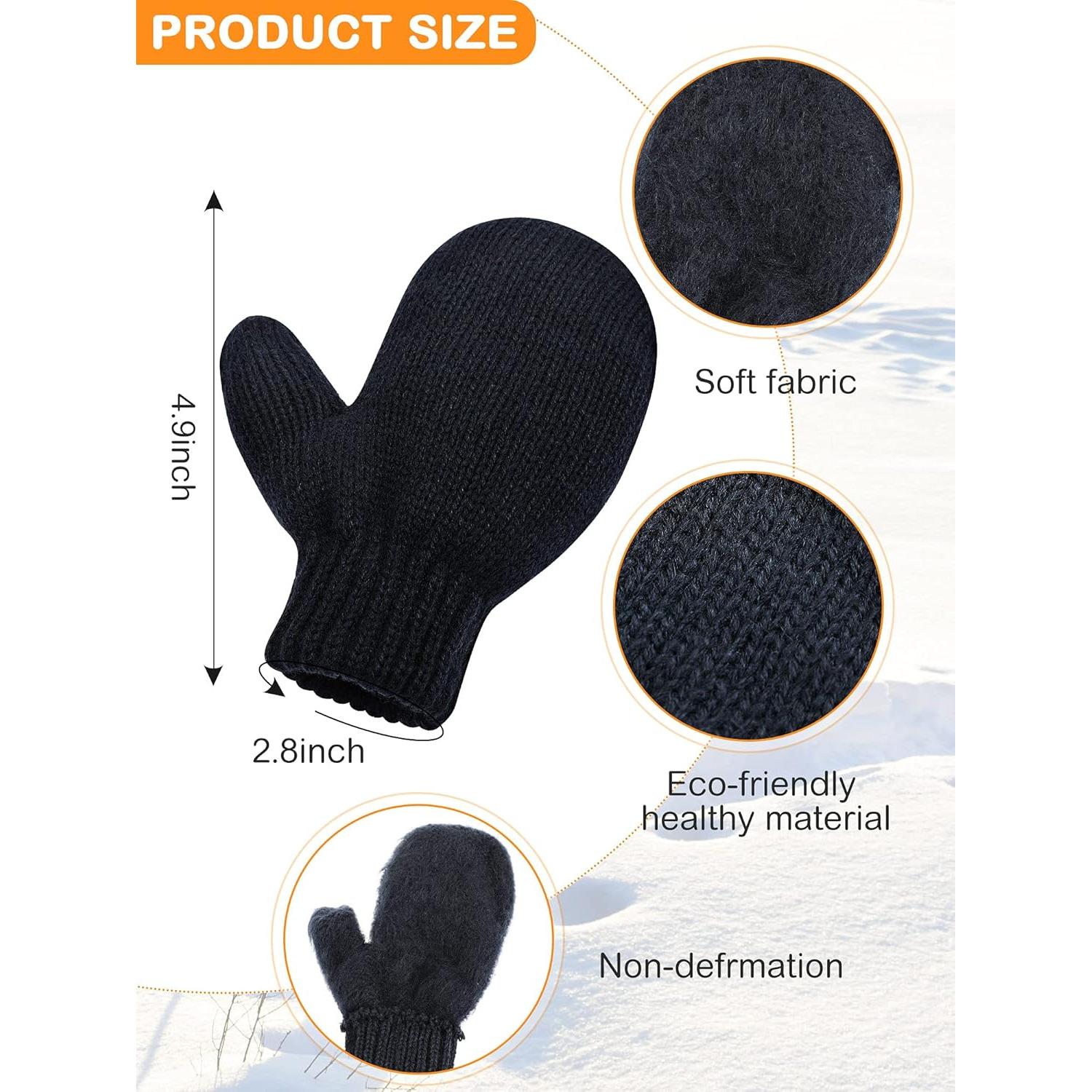 Conjunto Gorro y Guantes de Invierno Bebé Niña 1-2 Años