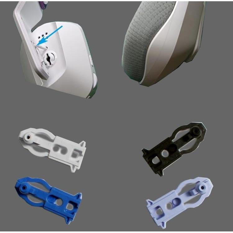 Bisagra de Reemplazo Giratoria para Auriculares Logitech G535 G335 G733