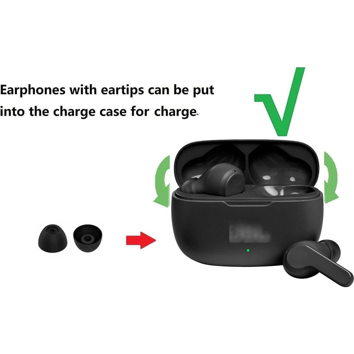 Consejos de Reemplazo JNSA para Auriculares JBL Vibe 200TWS - 6 Pares