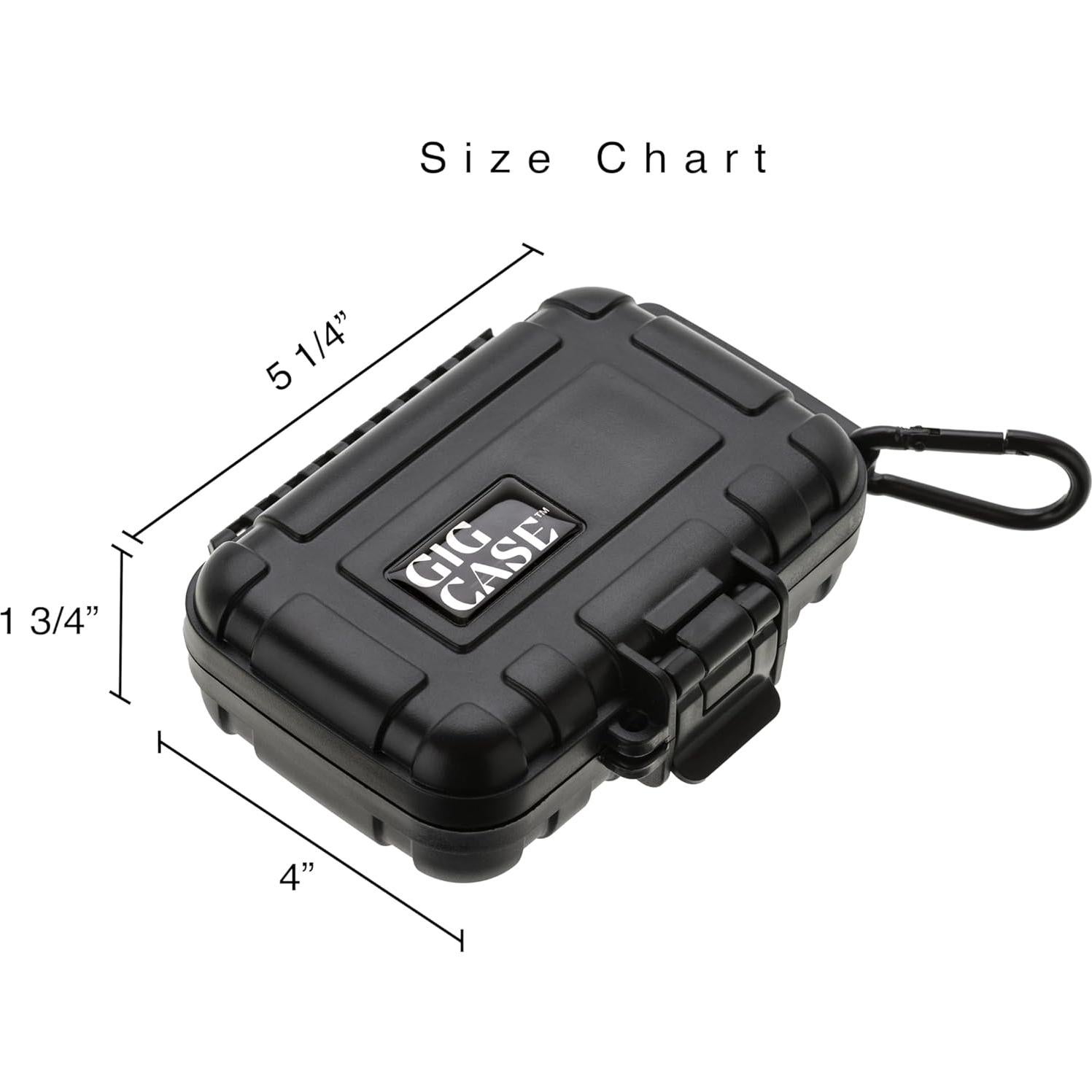 Estuche Duro GIGCASE para Monitores In-Ear Pequeño - Resistente al Agua