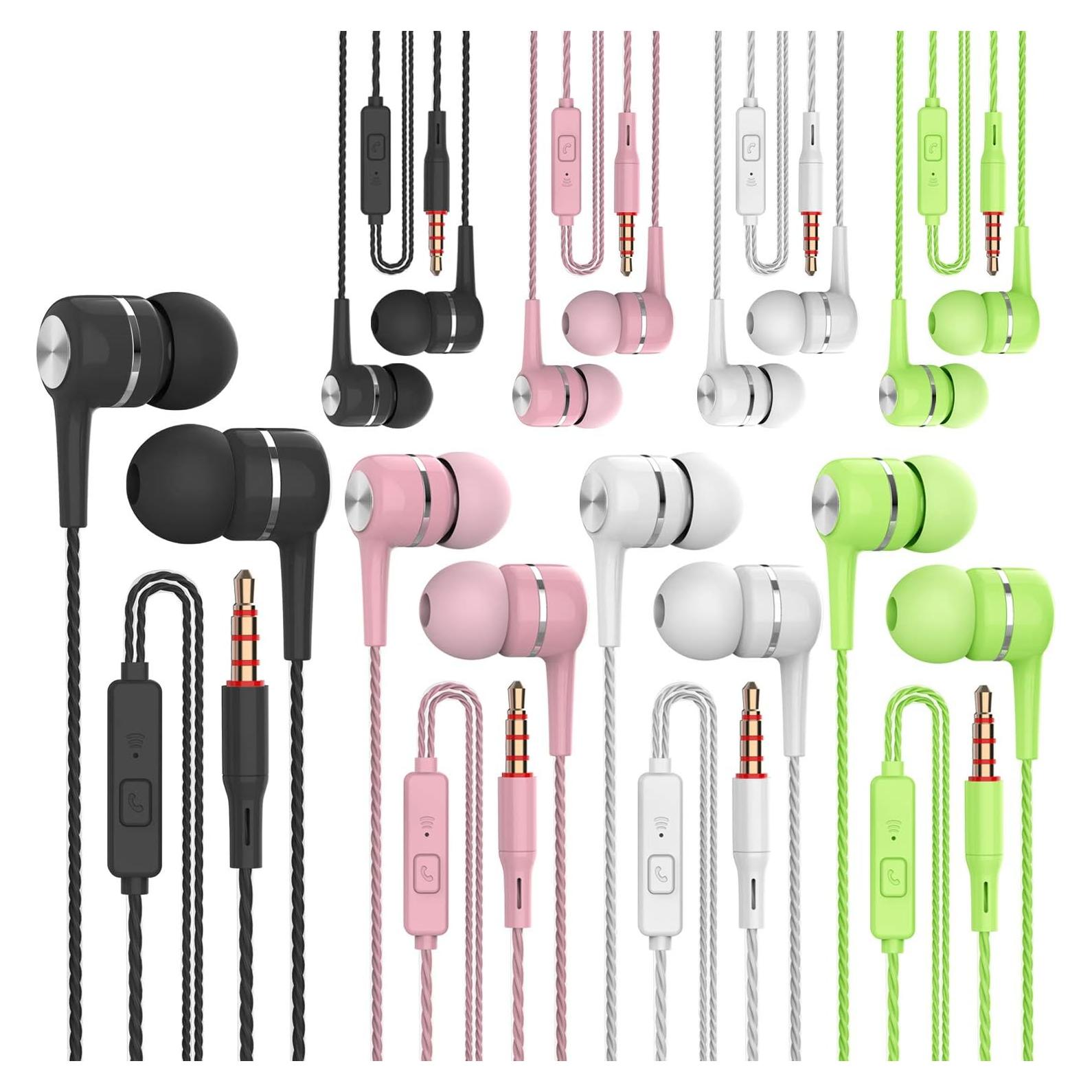 Auriculares VPB In-Ear con Micrófono - 8 Unidades Multicolor