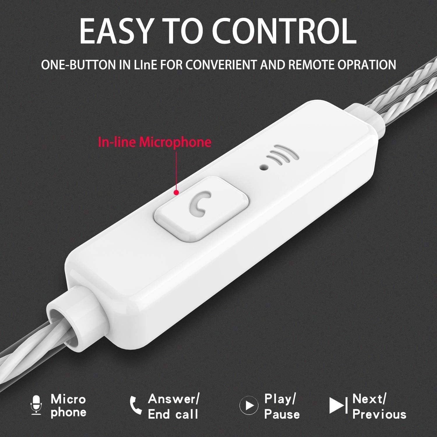 Auriculares VPB In-Ear con Micrófono - 8 Unidades Multicolor