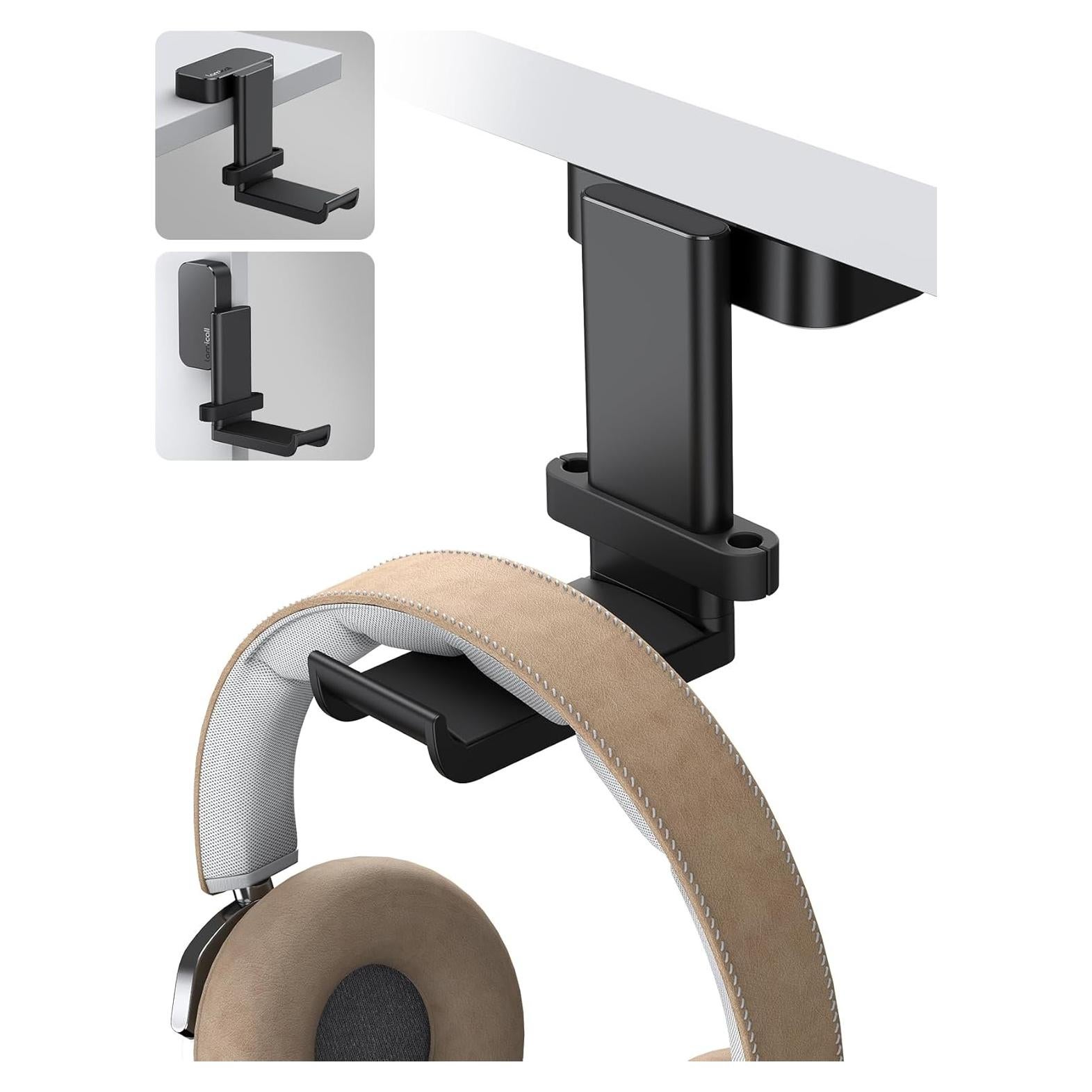 Soporte para Auriculares Lamicall DH01 Negro con Organizador